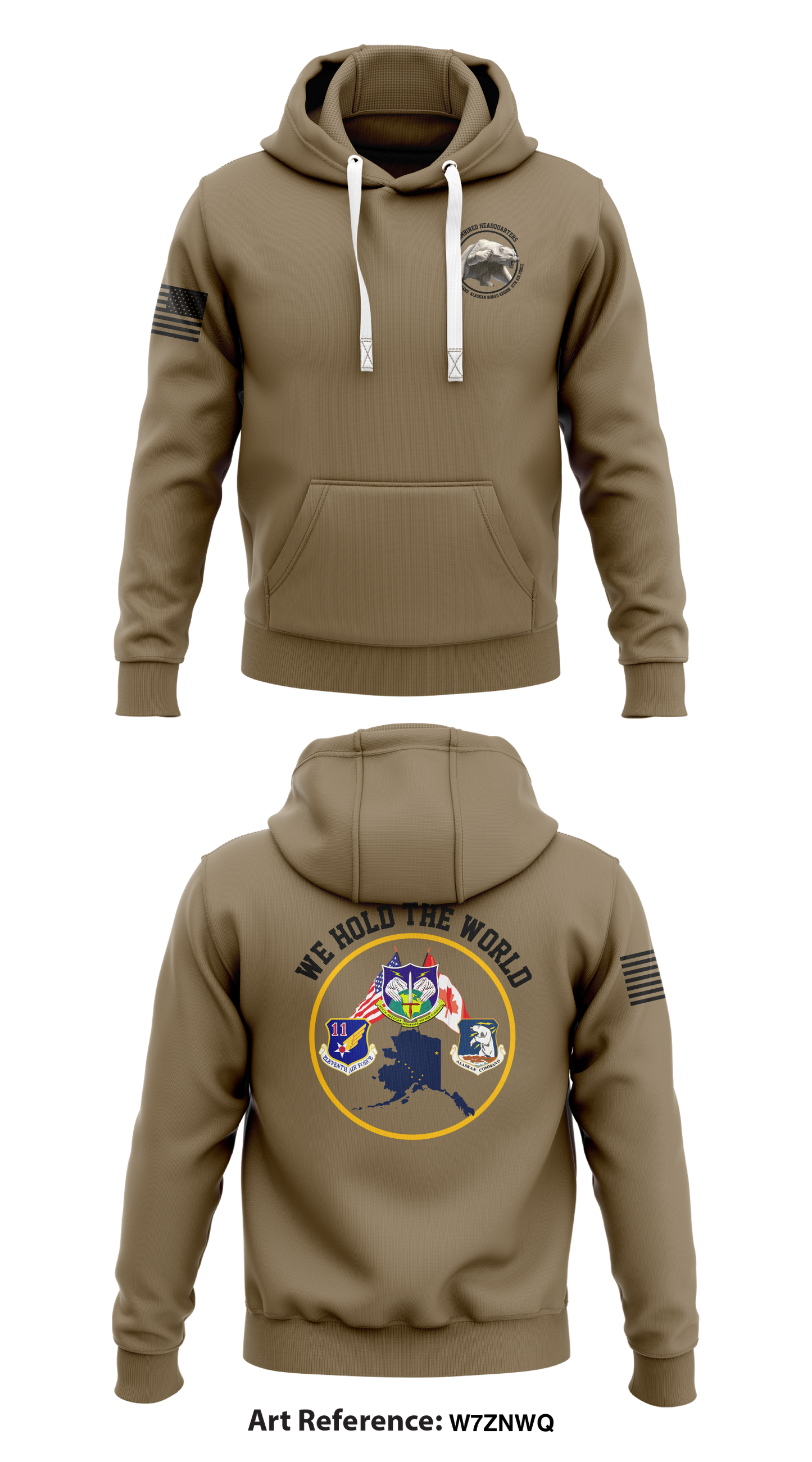 611 Air Operations Center Store 1 Core Men's Hooded Performance Sweatshirt - W7ZnwQ
