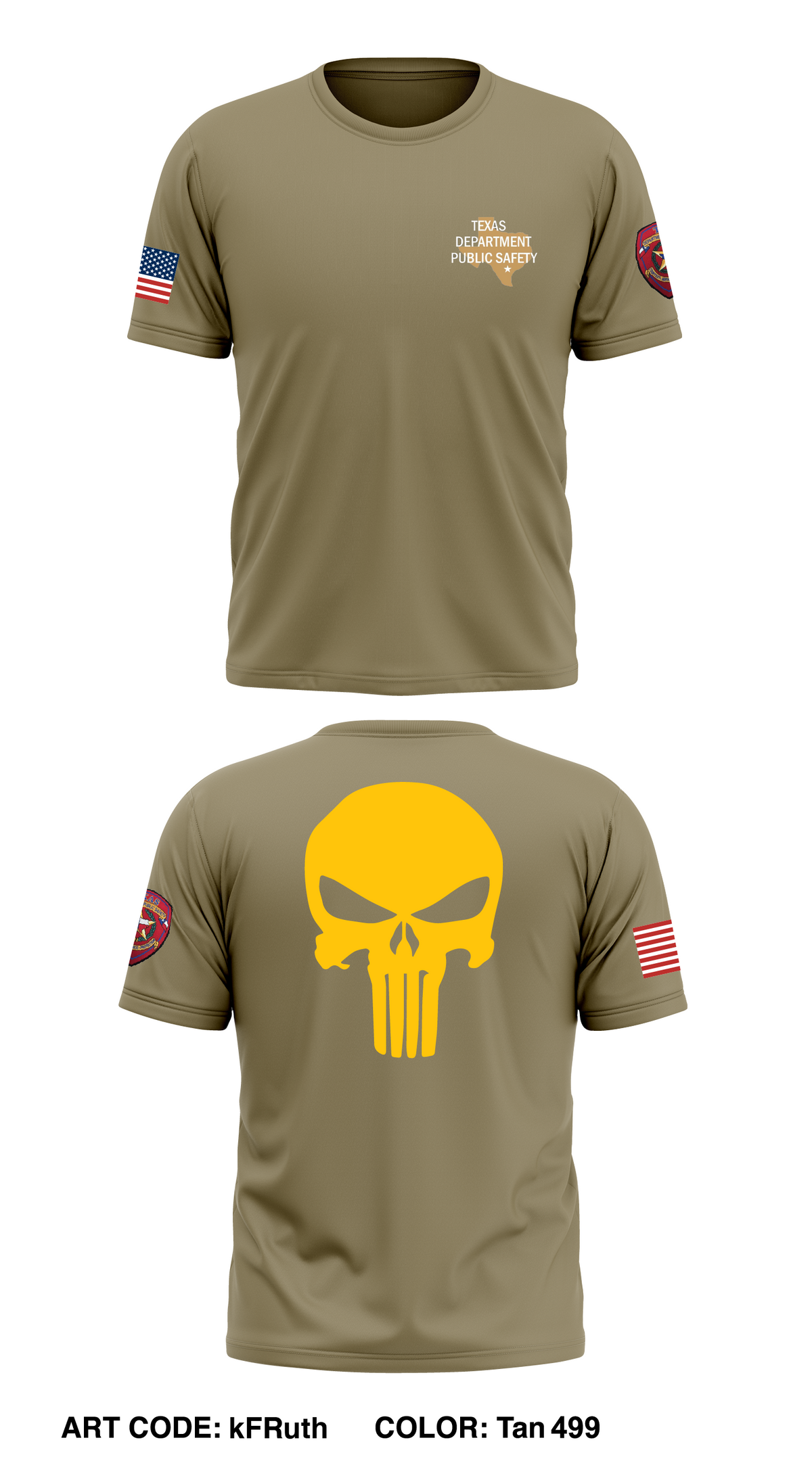 Texas Dept of Public Safety Store 1 Core Men's SS Performance Tee - kFRuth