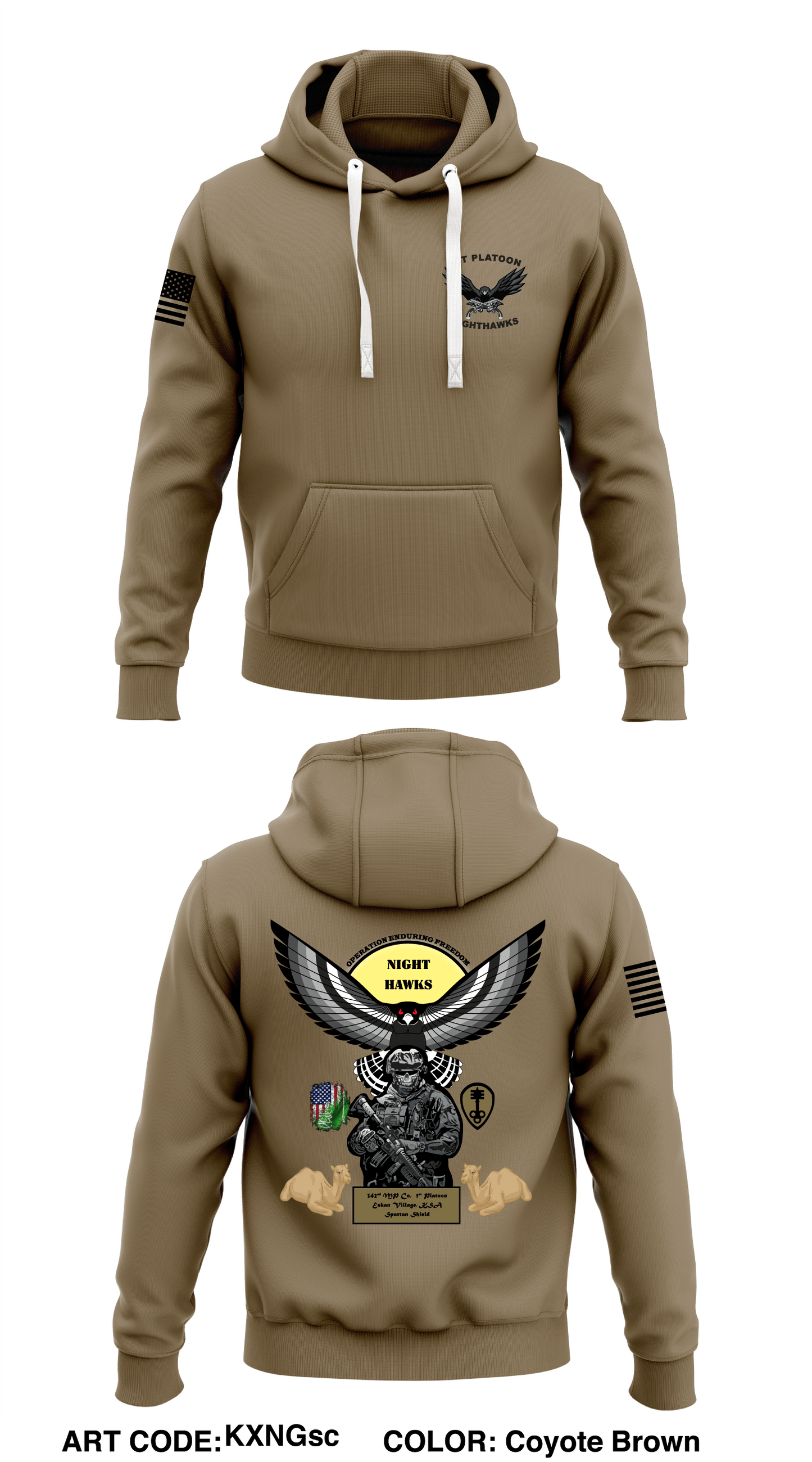 342nd MP Store 1 Core Men's Hooded Performance Sweatshirt - KXNGsc