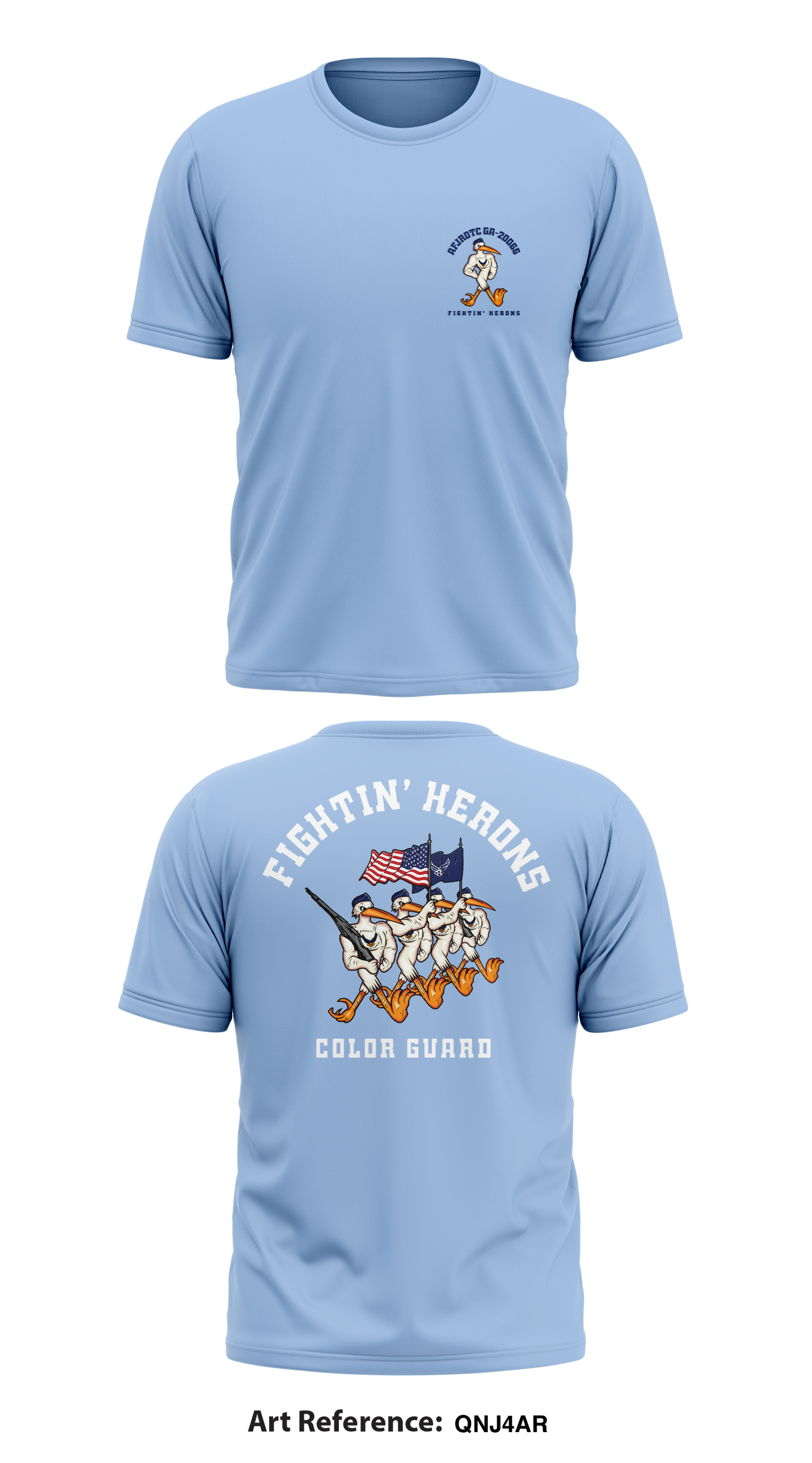 AFJROTC GA-20066 Store 1 Core Men's SS Performance Tee - QNj4ar
