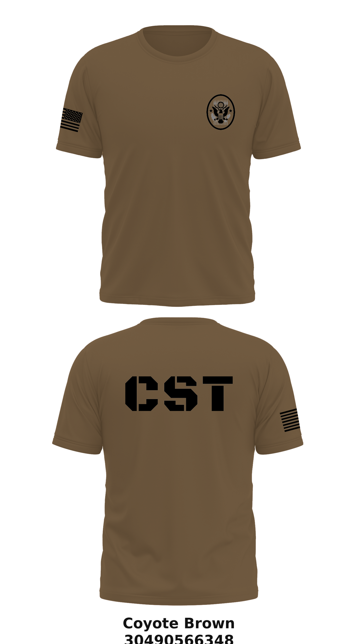 43RD CST Store 1 Core Men's SS Performance Tee - 30490566348