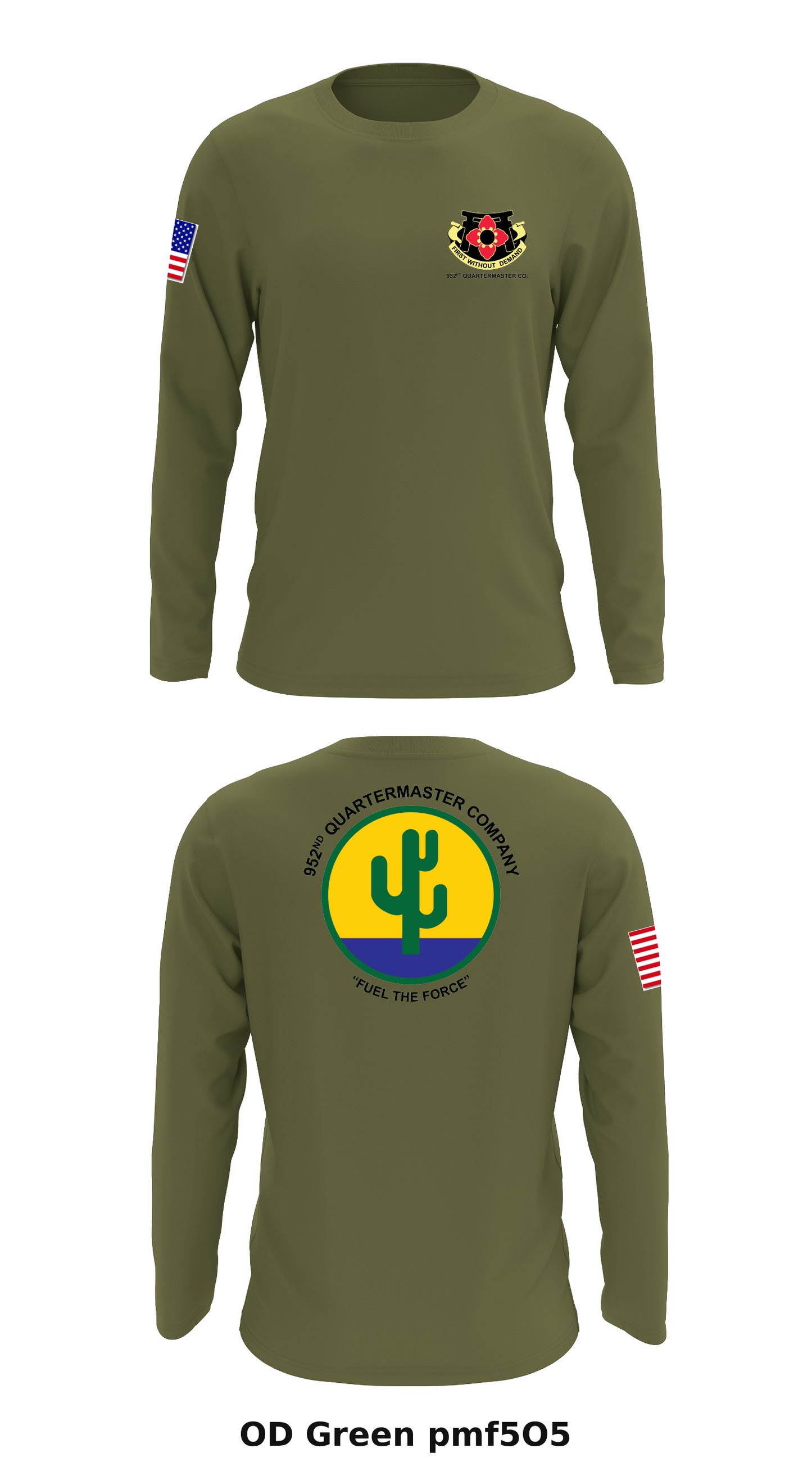 952nd QuarterMaster Co Store 1 Core Men's LS Performance Tee - pmf5O5