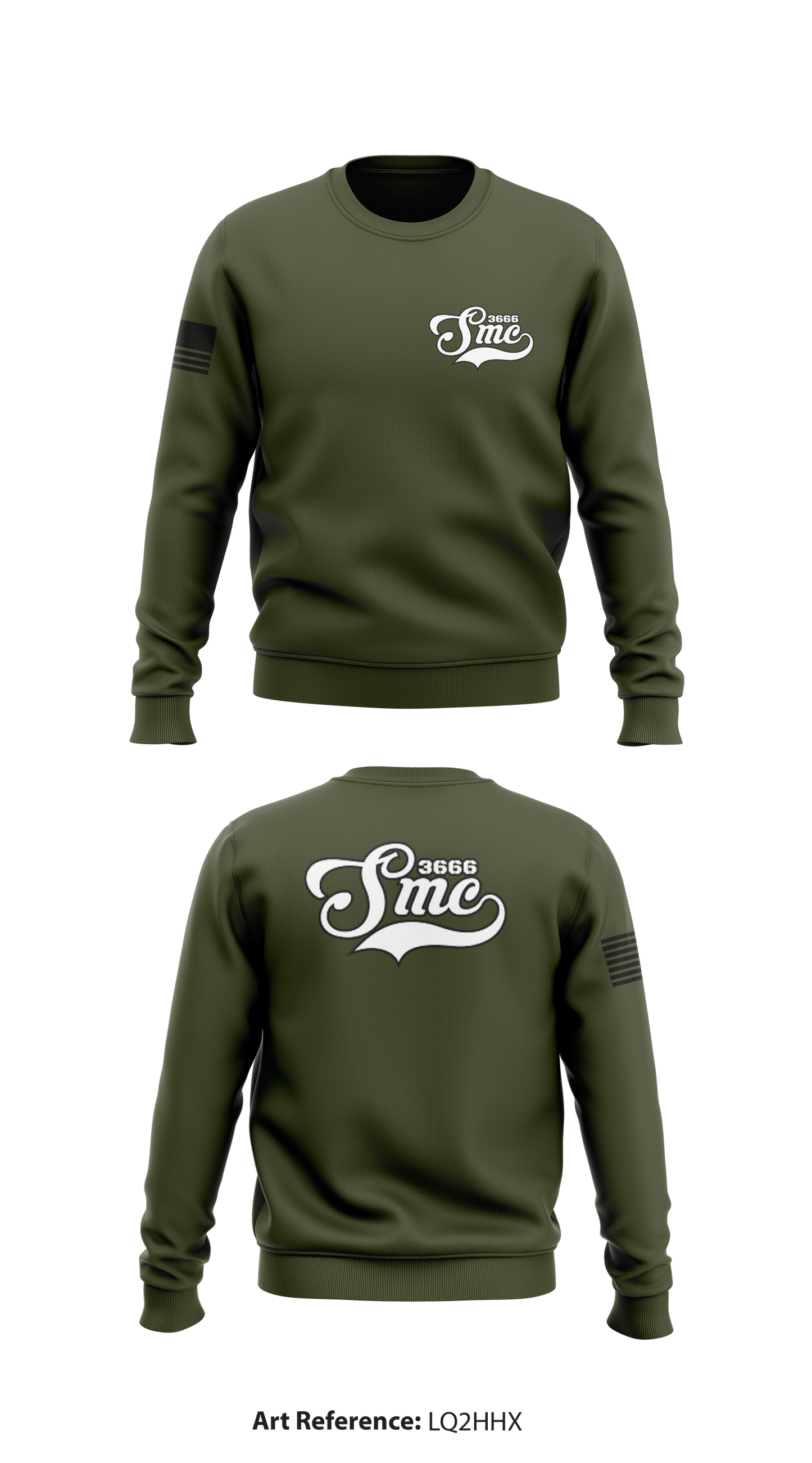 3666 SMC Store 1 Core Men's Crewneck Performance Sweatshirt - LQ2hHX