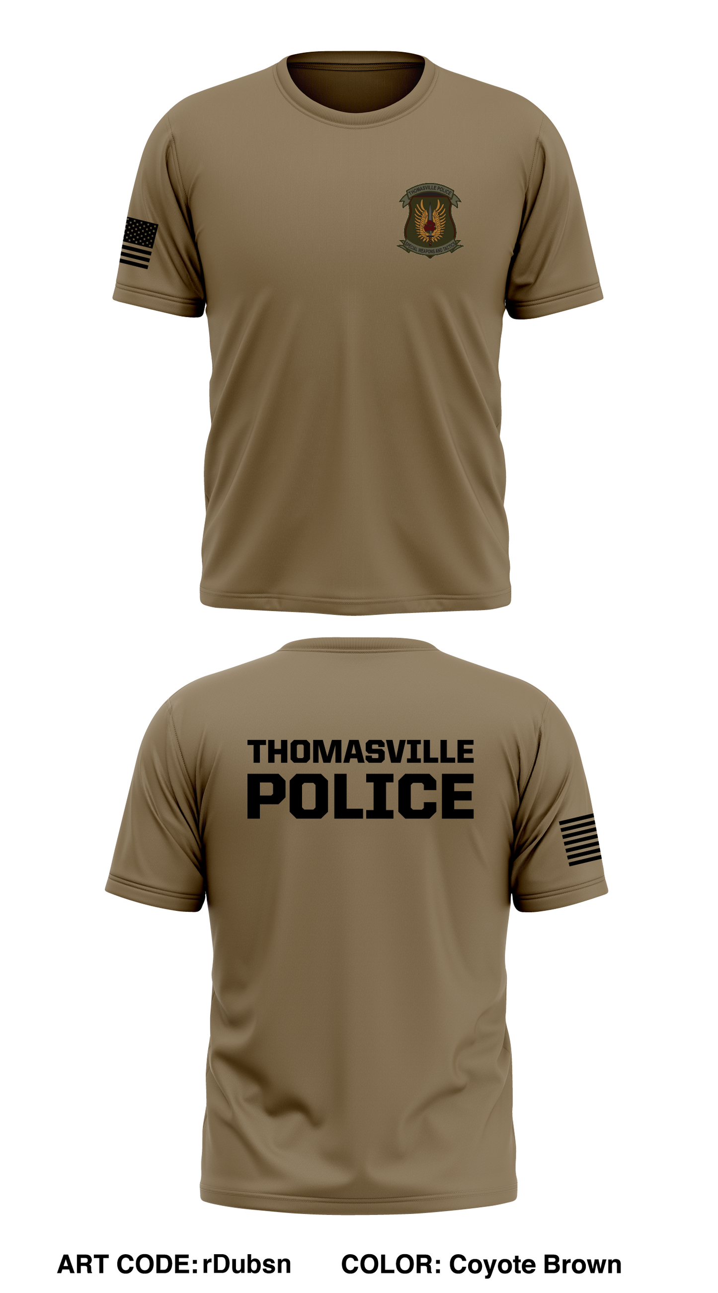 Thomasville SWAT Store 1 Core Men's SS Performance Tee - rDubsn