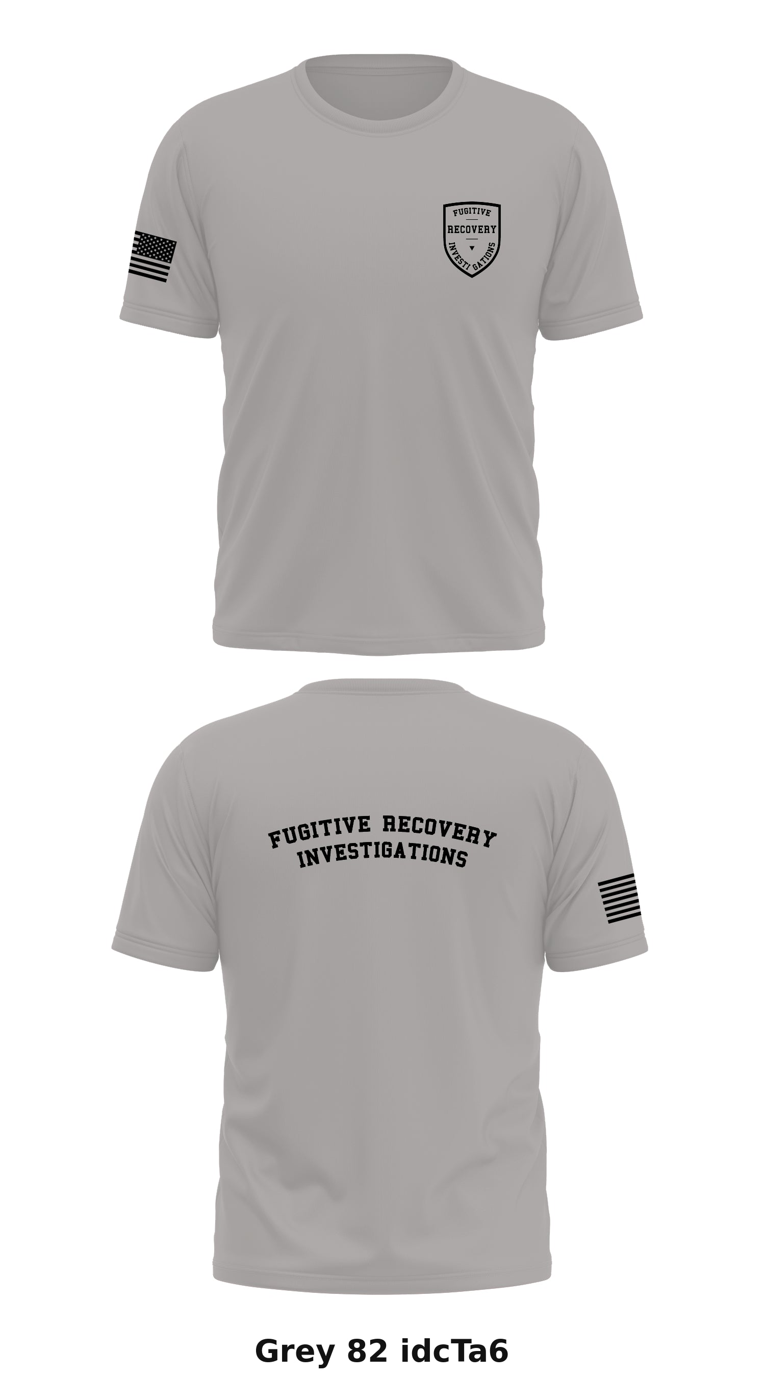 Fugitive recovery investigations 1 Core Men's SS Performance Tee
