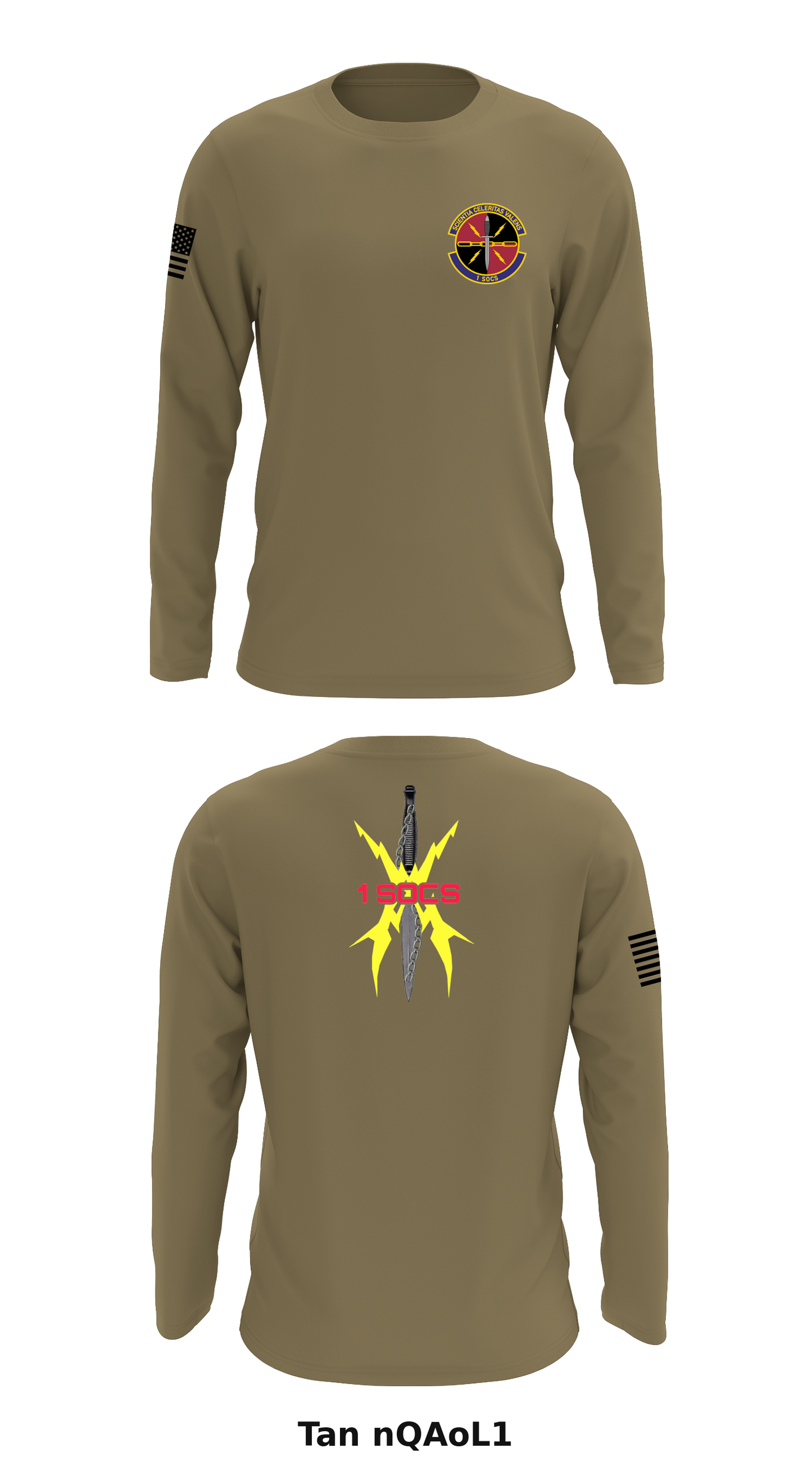 1 SOCS Store 1 Core Men's LS Performance Tee - nQAoL1