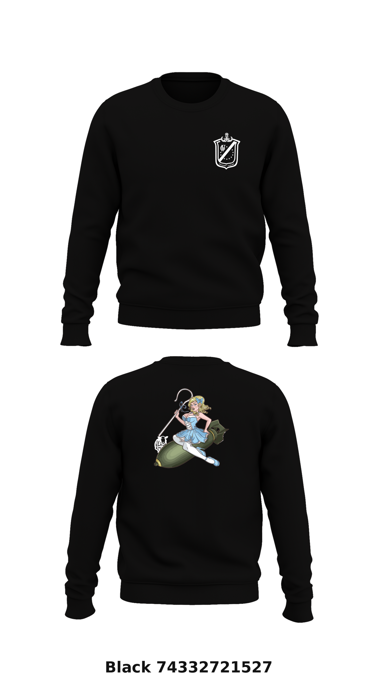 754th EOD (2nd Platoon) Store 1 Core Men's Crewneck Performance Sweatshirt - 74332721527