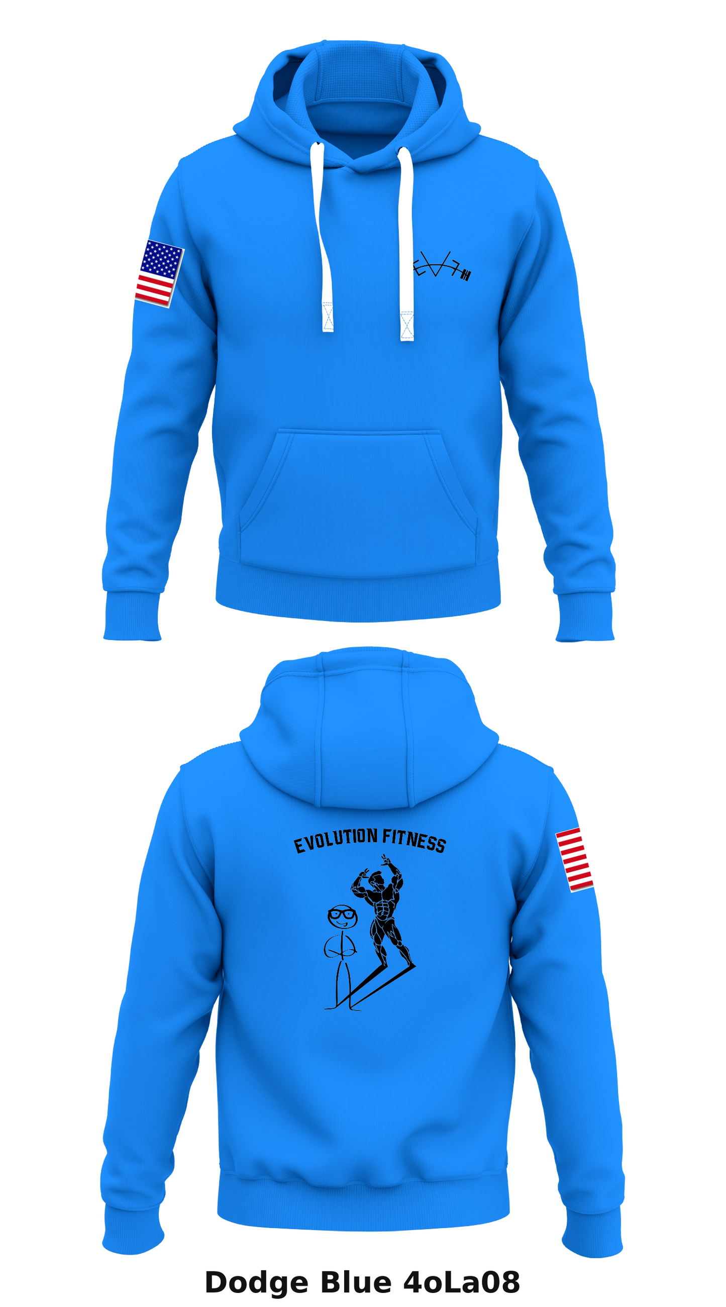 Evolution Fitness Store 1 Core Men's Hooded Performance Sweatshirt - 4oLa08