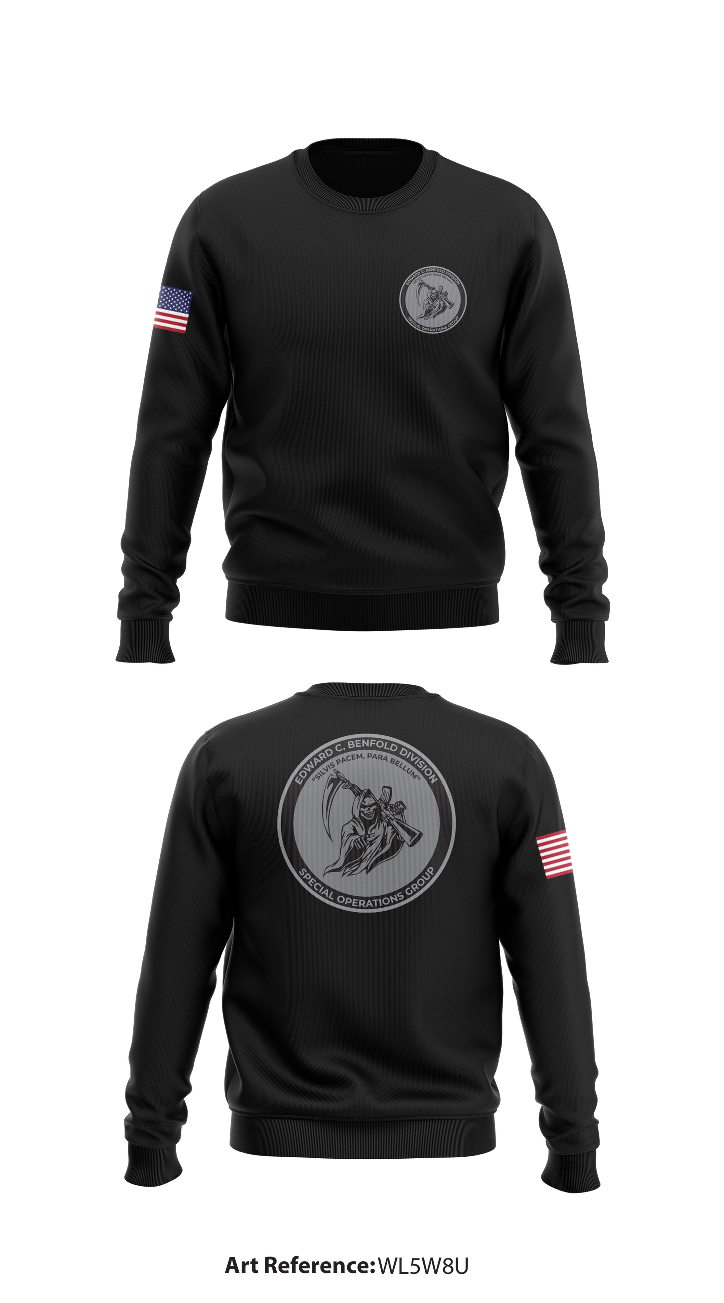 USNSCC Special Operations Group Store 1 Core Men's Crewneck Performance Sweatshirt - wL5W8U