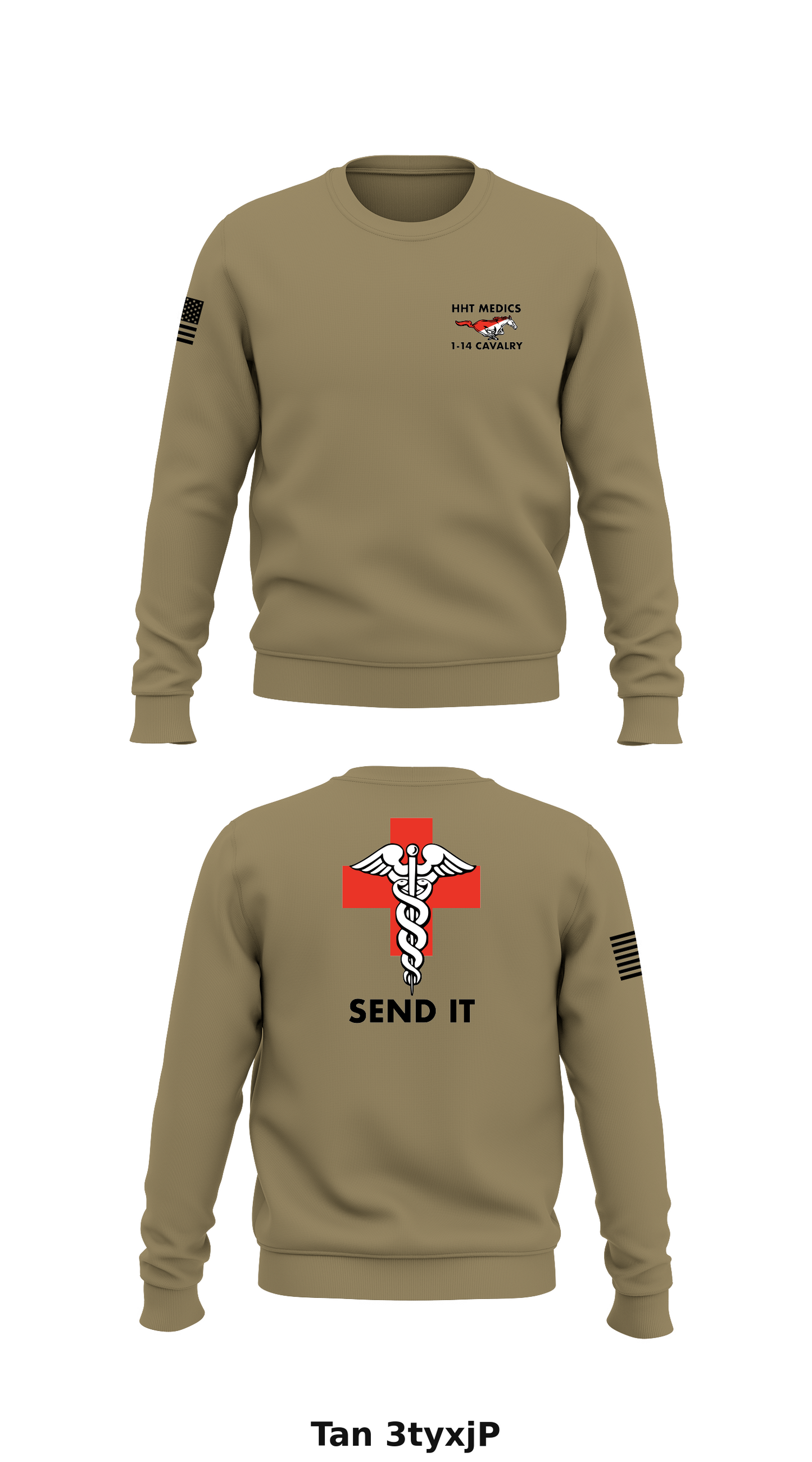 MEDICS1-14 Store 1 Core Men's Crewneck Performance Sweatshirt - 3tyxjP