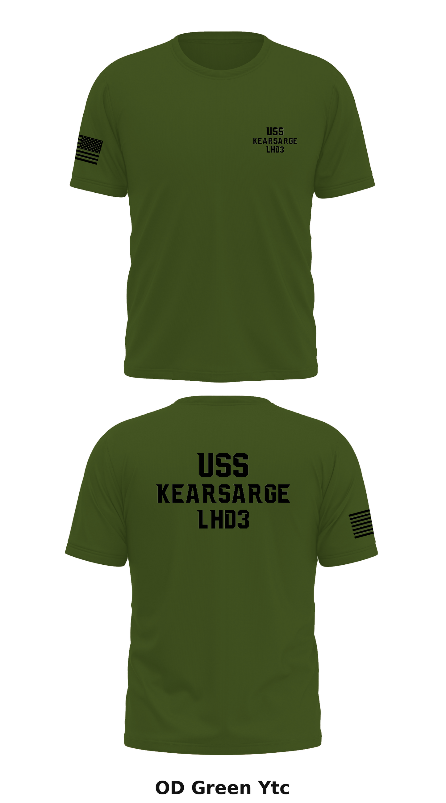 USS KEARSARGE LHD3 Store 1 Core Men's SS Performance Tee - Ytc