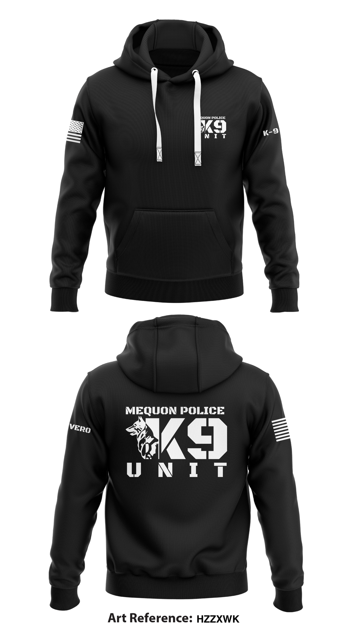 Mequon PD K-9 Store 1 Core Men's Hooded Performance Sweatshirt - HzzxWK