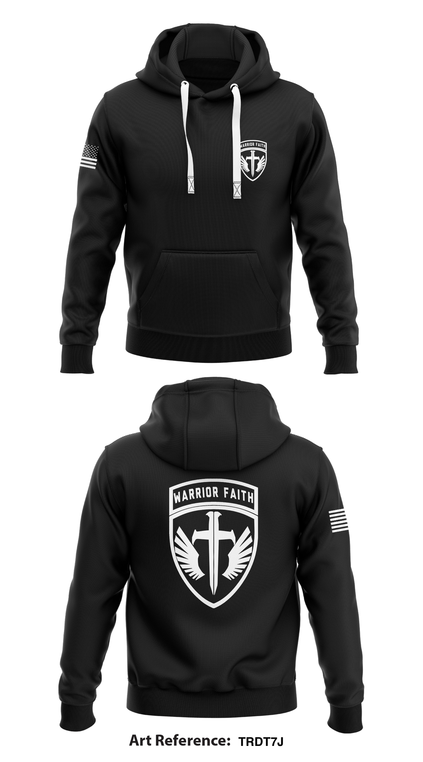 Warrior Faith Store 1 Core Men's Hooded Performance Sweatshirt - trDT7j