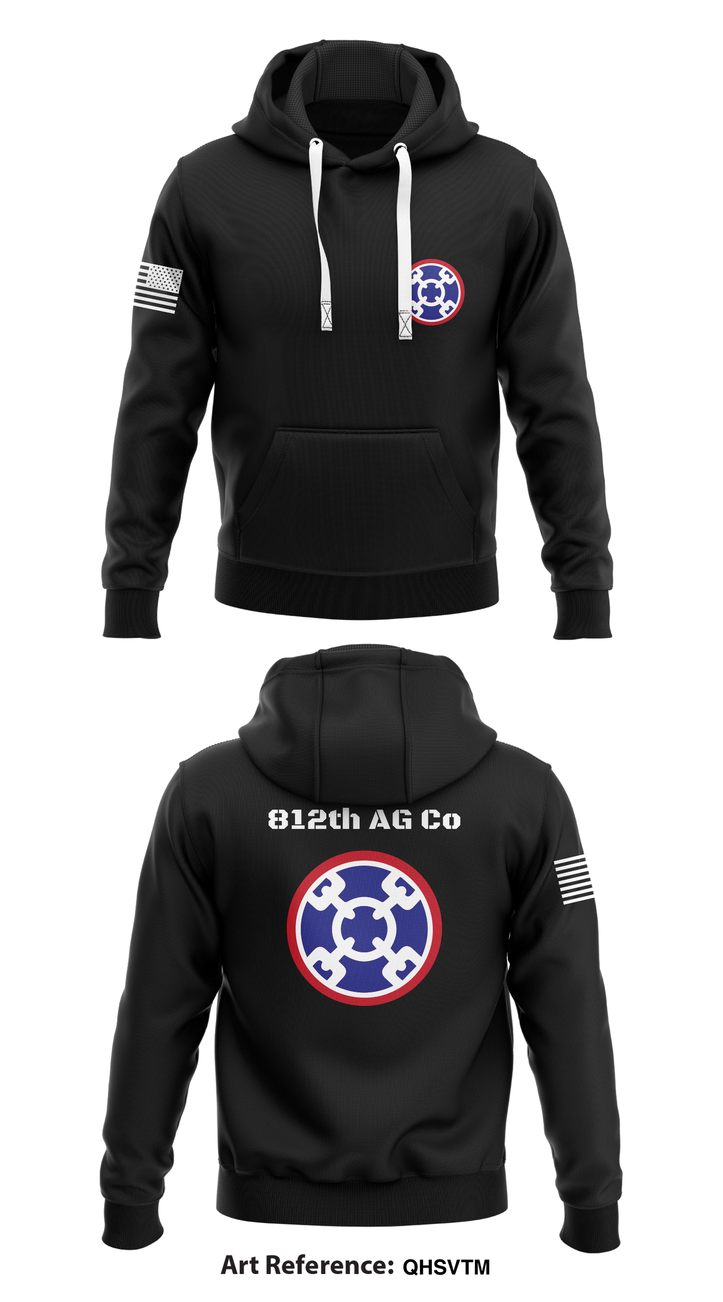 812th AG Co Store 1 Core Men's Hooded Performance Sweatshirt - QHSVTM