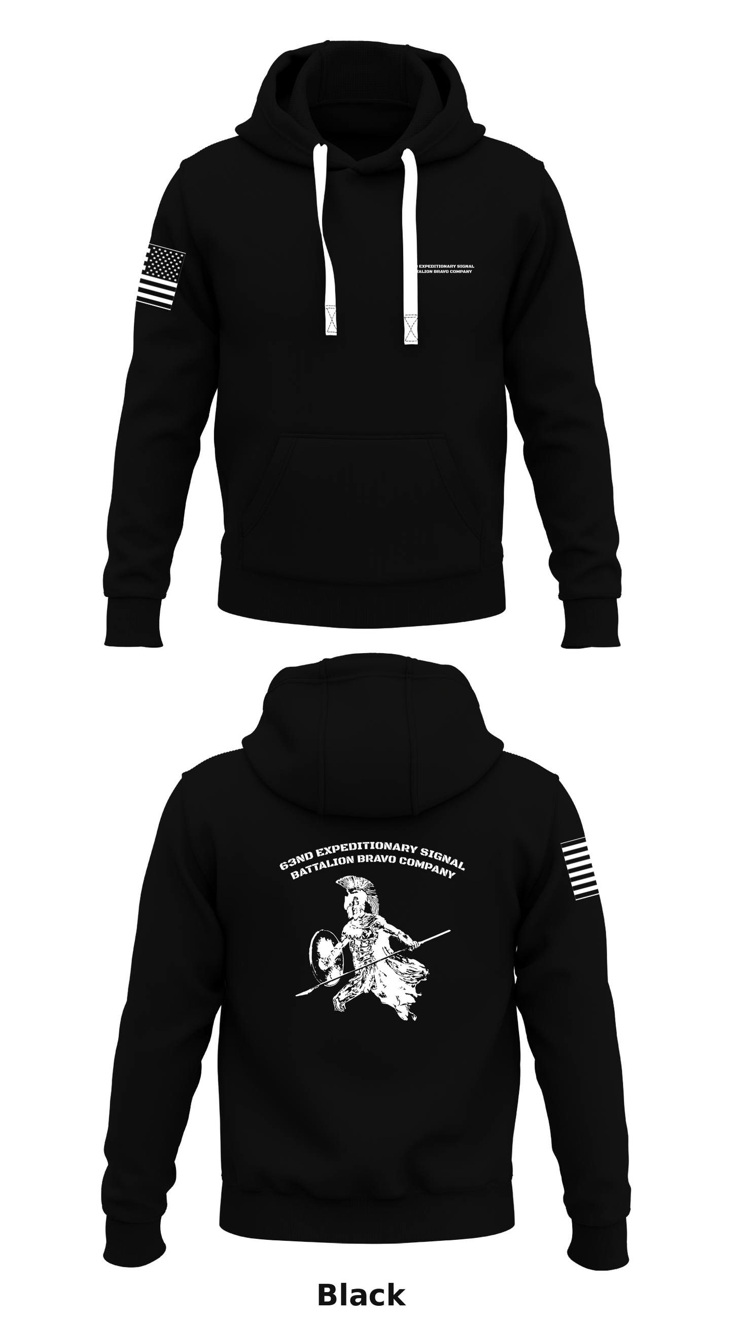 63nd expeditionary signal Battalion Bravo Company Store 1 Core Men's Hooded Performance Sweatshirt - <m5