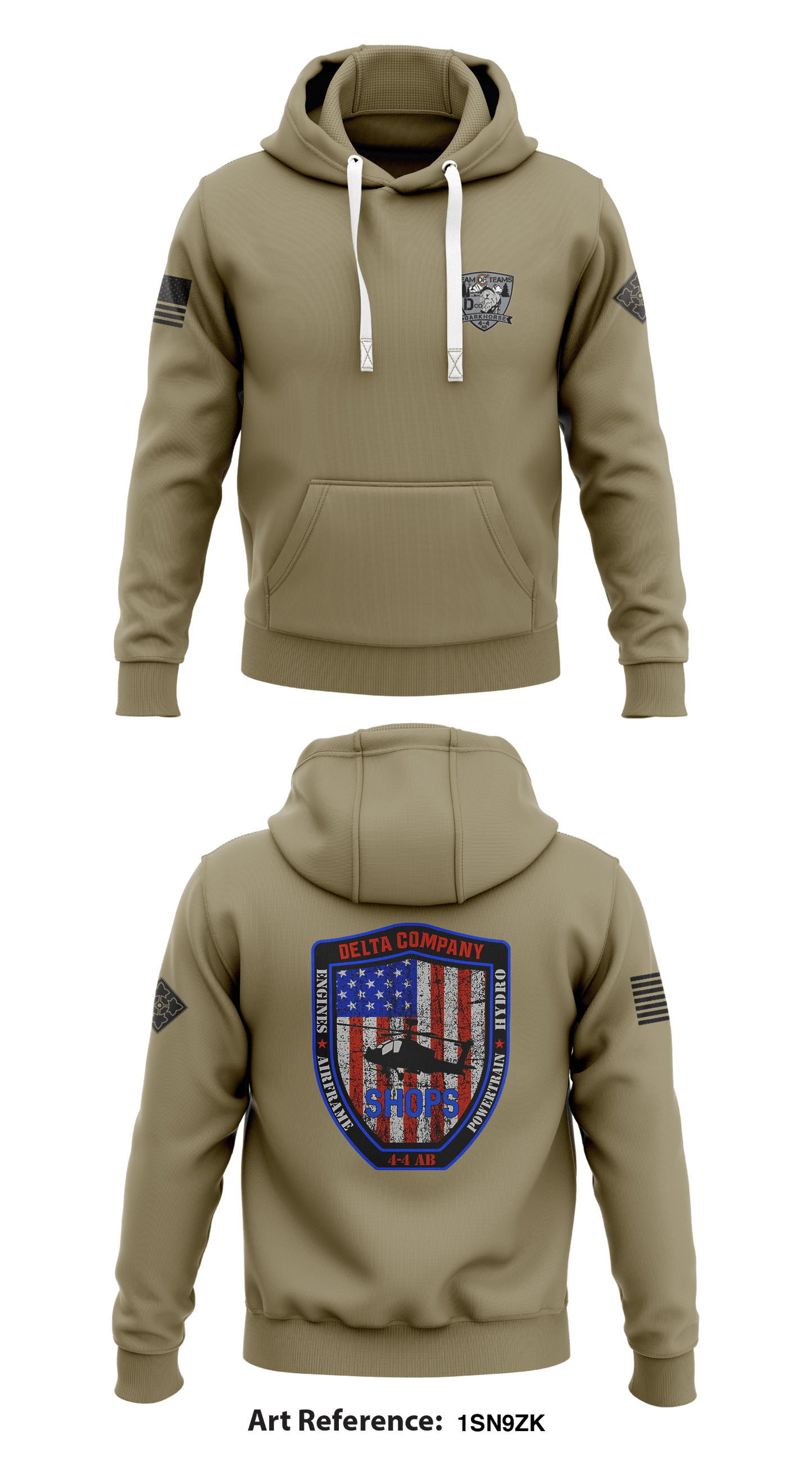 D. Co, 4-4 AB, 4th CAB Store 1 Core Men's Hooded Performance Sweatshirt - 1sn9Zk