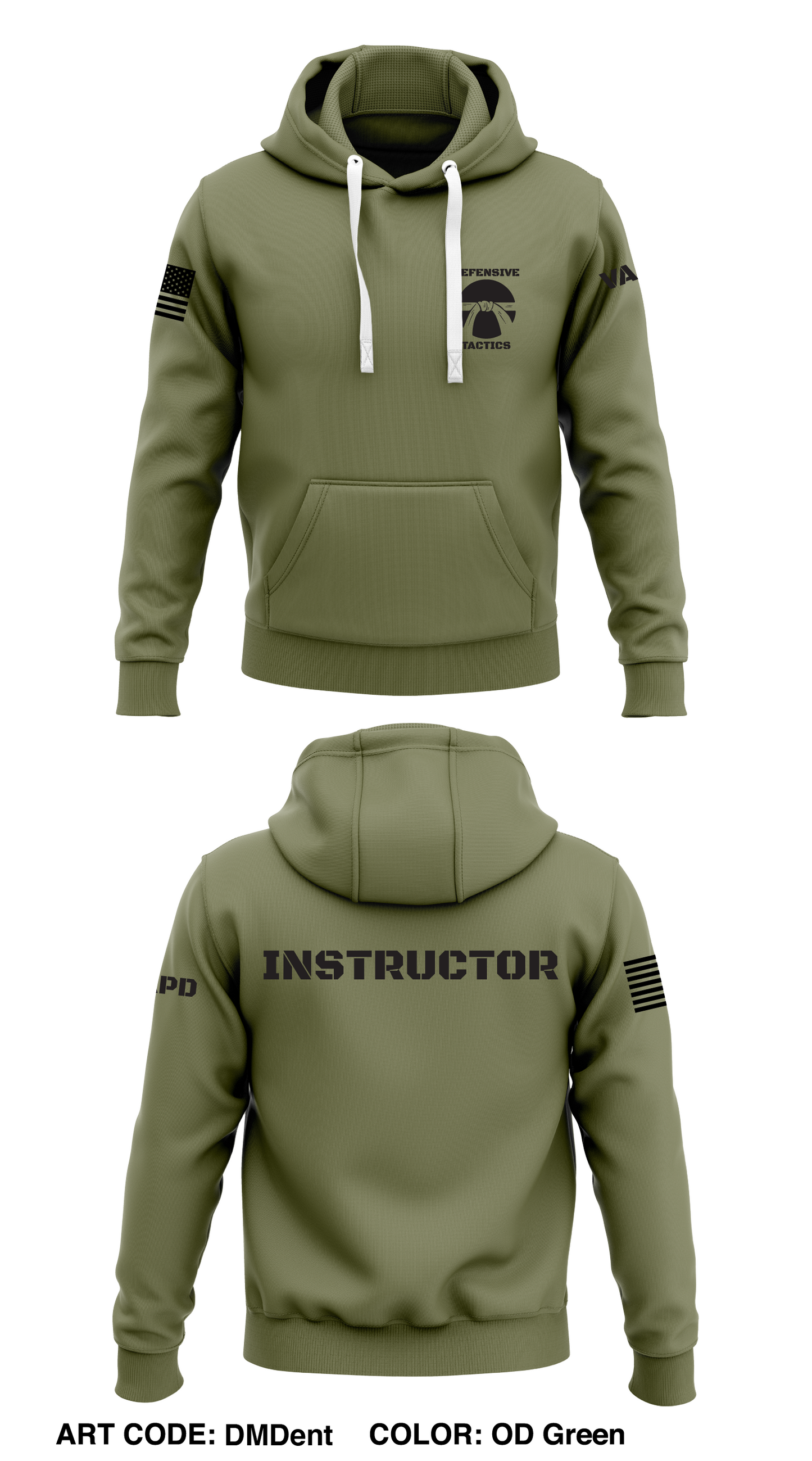 Minneapolis VA Police Store 1 Core Men's Hooded Performance Sweatshirt - DMDent