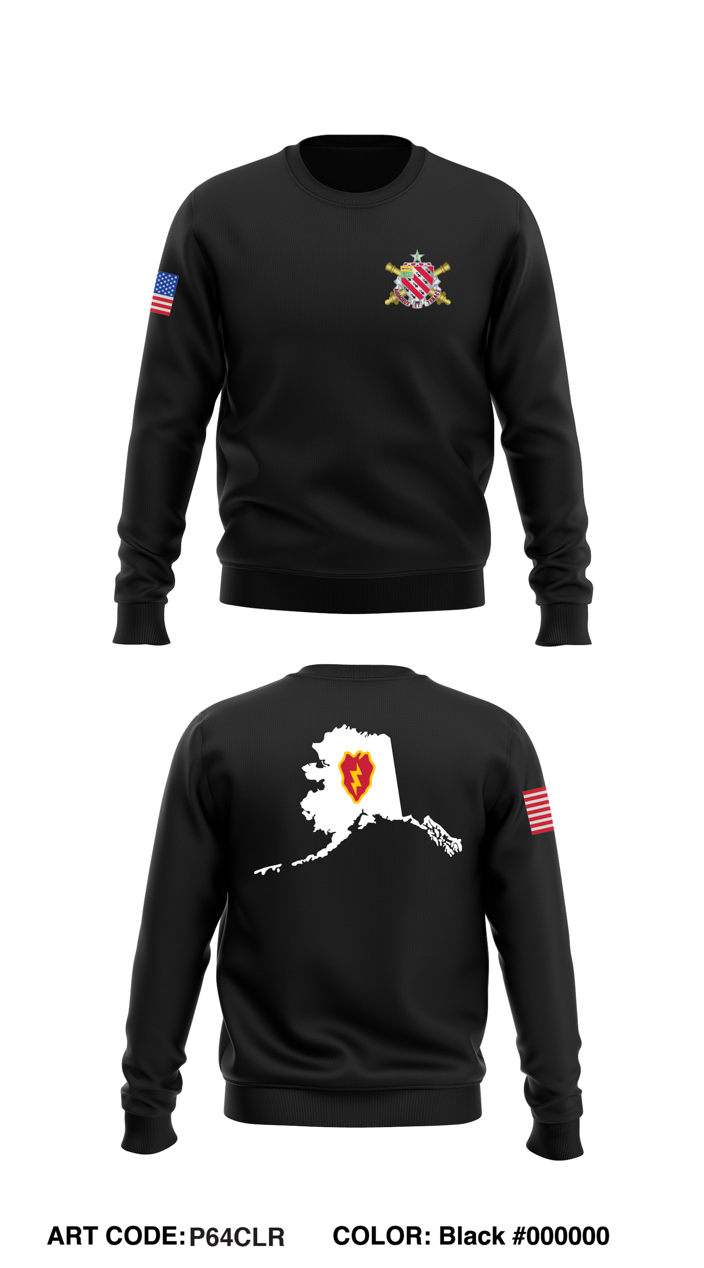 2-8 FA Core Men's Crewneck Performance Sweatshirt - P64CLR