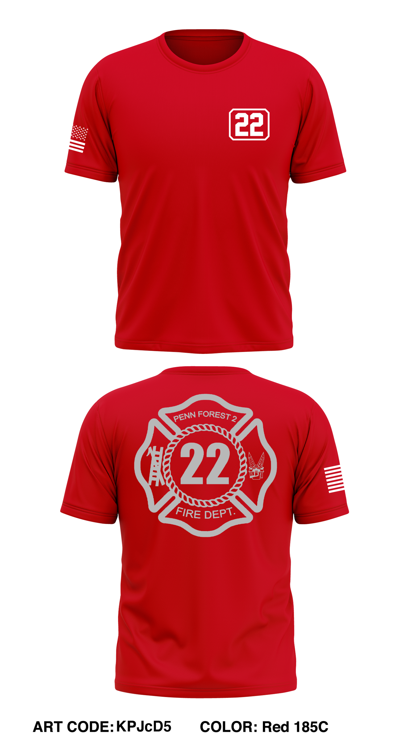 PFFD #2 Store 1 Core Men's SS Performance Tee - KPJcD5