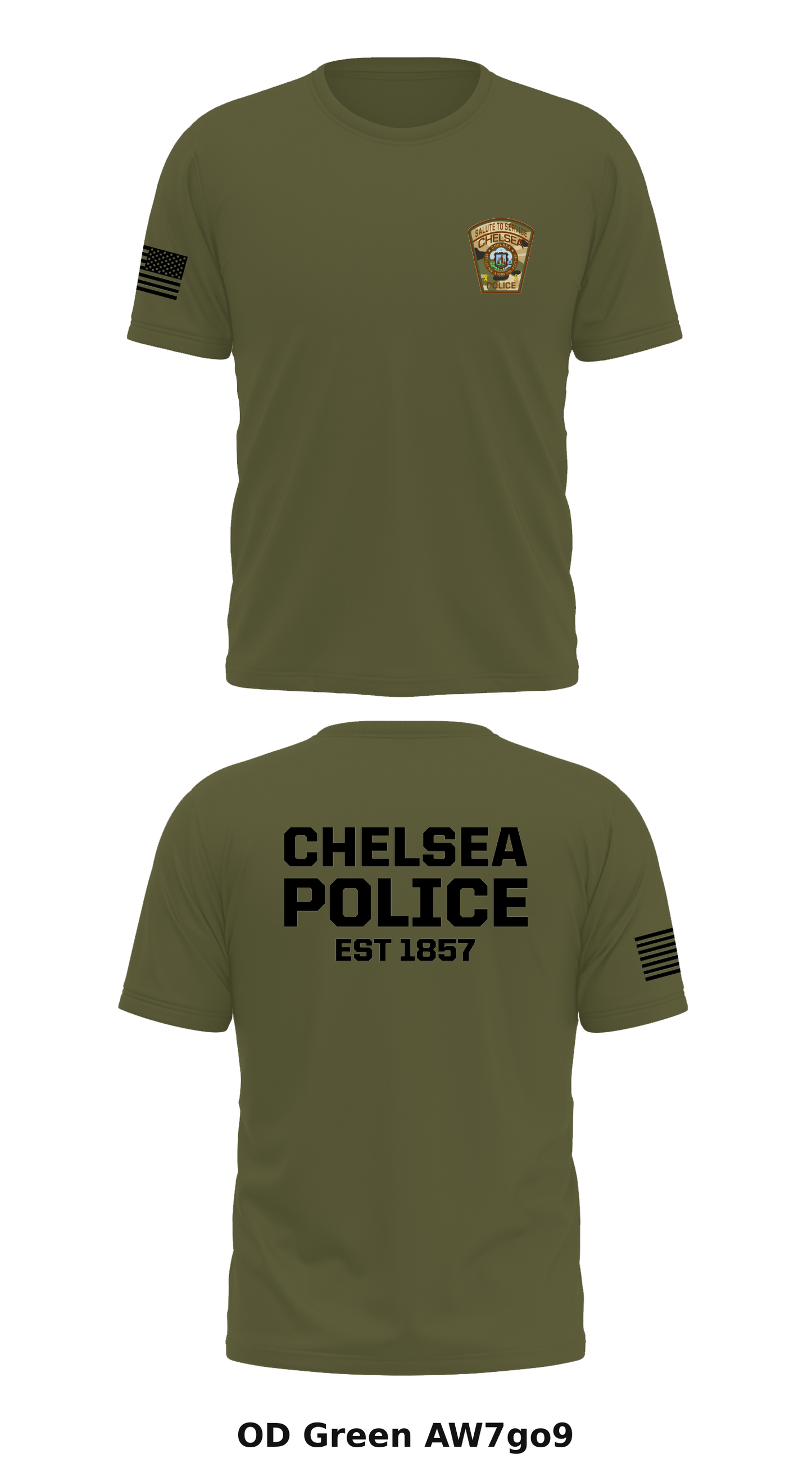Chelsea Police Store 1 Core Men's SS Performance Tee - AW7go9