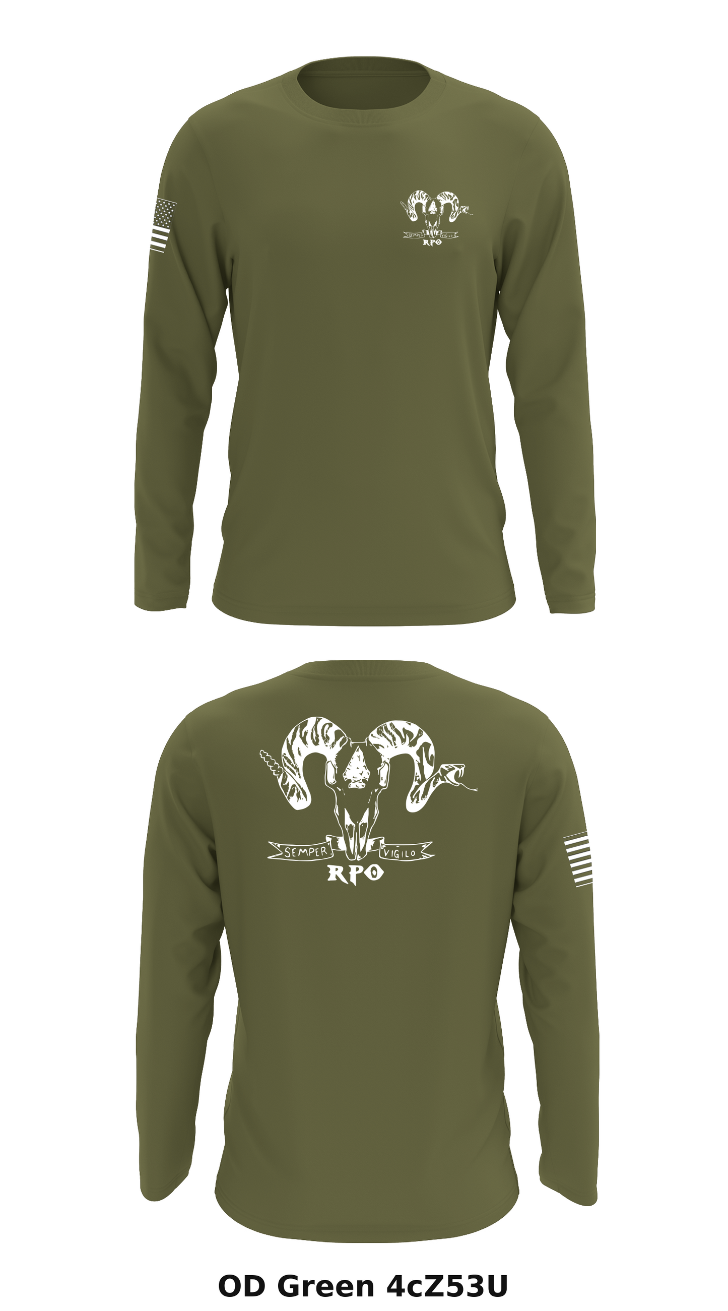 Range Patrol Operations Store 1 Core Men's LS Performance Tee - 4cZ53U