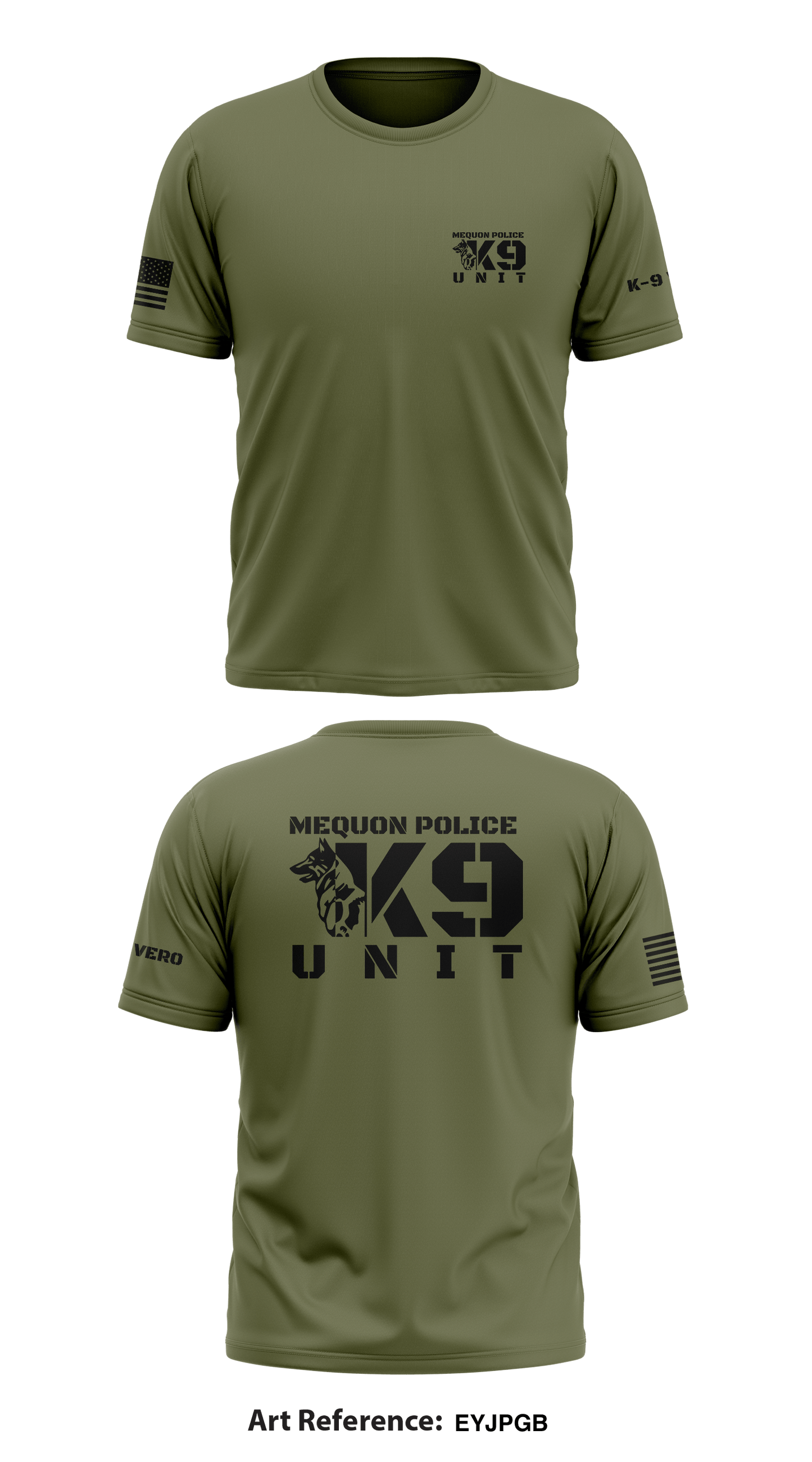 Mequon PD K-9 Store 1 Core Men's SS Performance Tee - EyJPgB