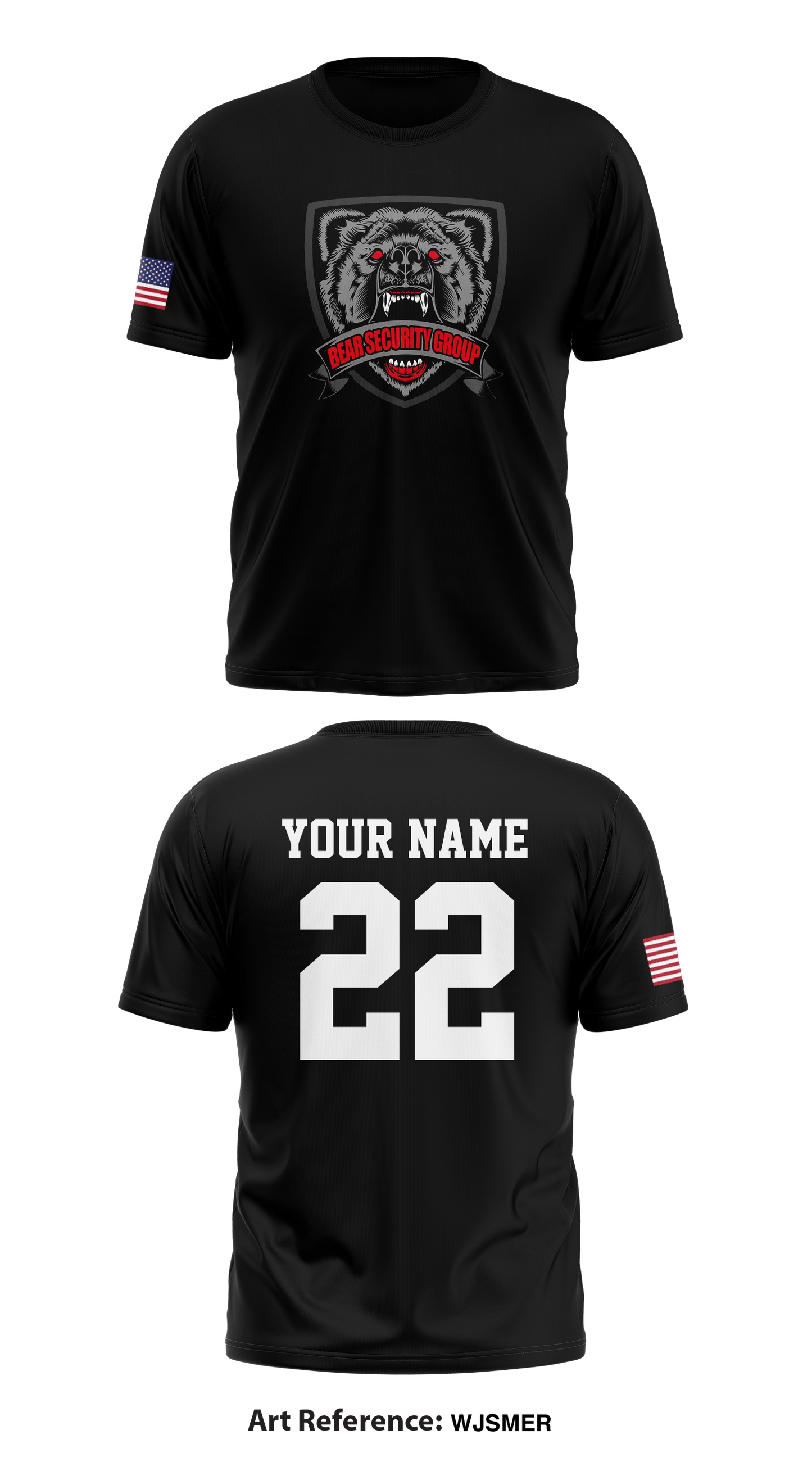 Bear Security Group Store 1 Core Men's SS Performance Tee - WjSmEr