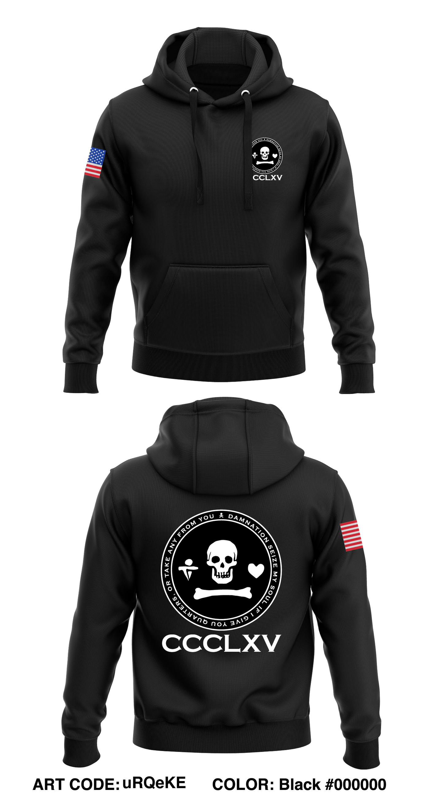 CCCLXV Store 1 Core Men's Hooded Performance Sweatshirt - uRQeKE