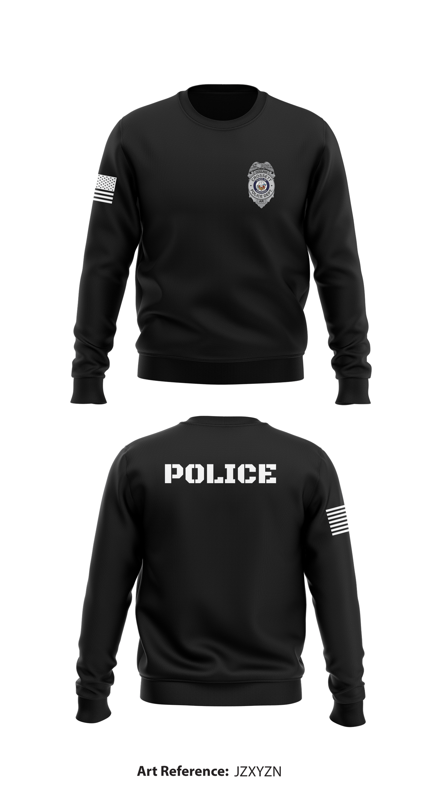 Crossett PD Store 1 Core Men's Crewneck Performance Sweatshirt - JzxyzN