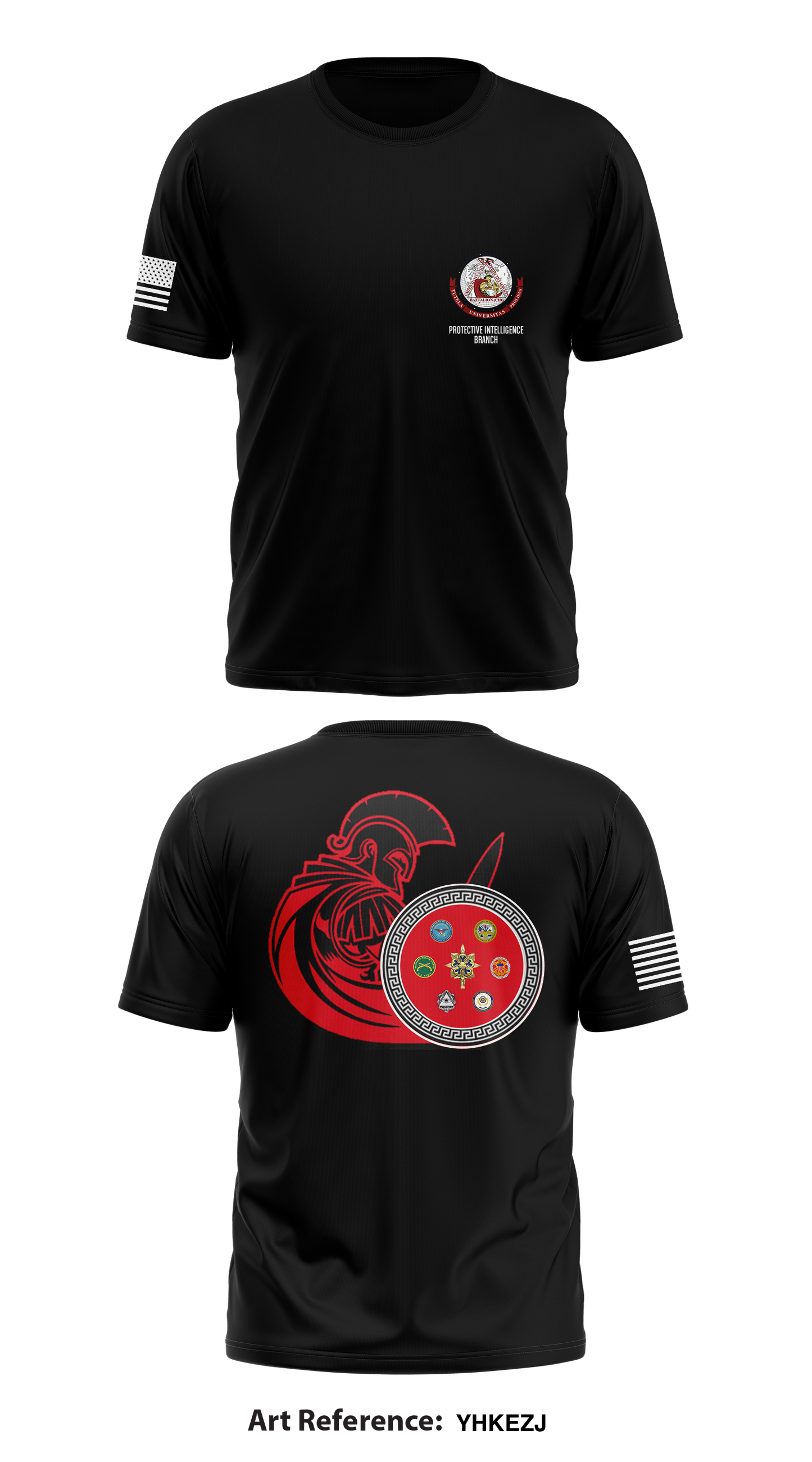 Protective Intelligence Branch Store 1 Core Men's SS Performance Tee - yhkeZJ