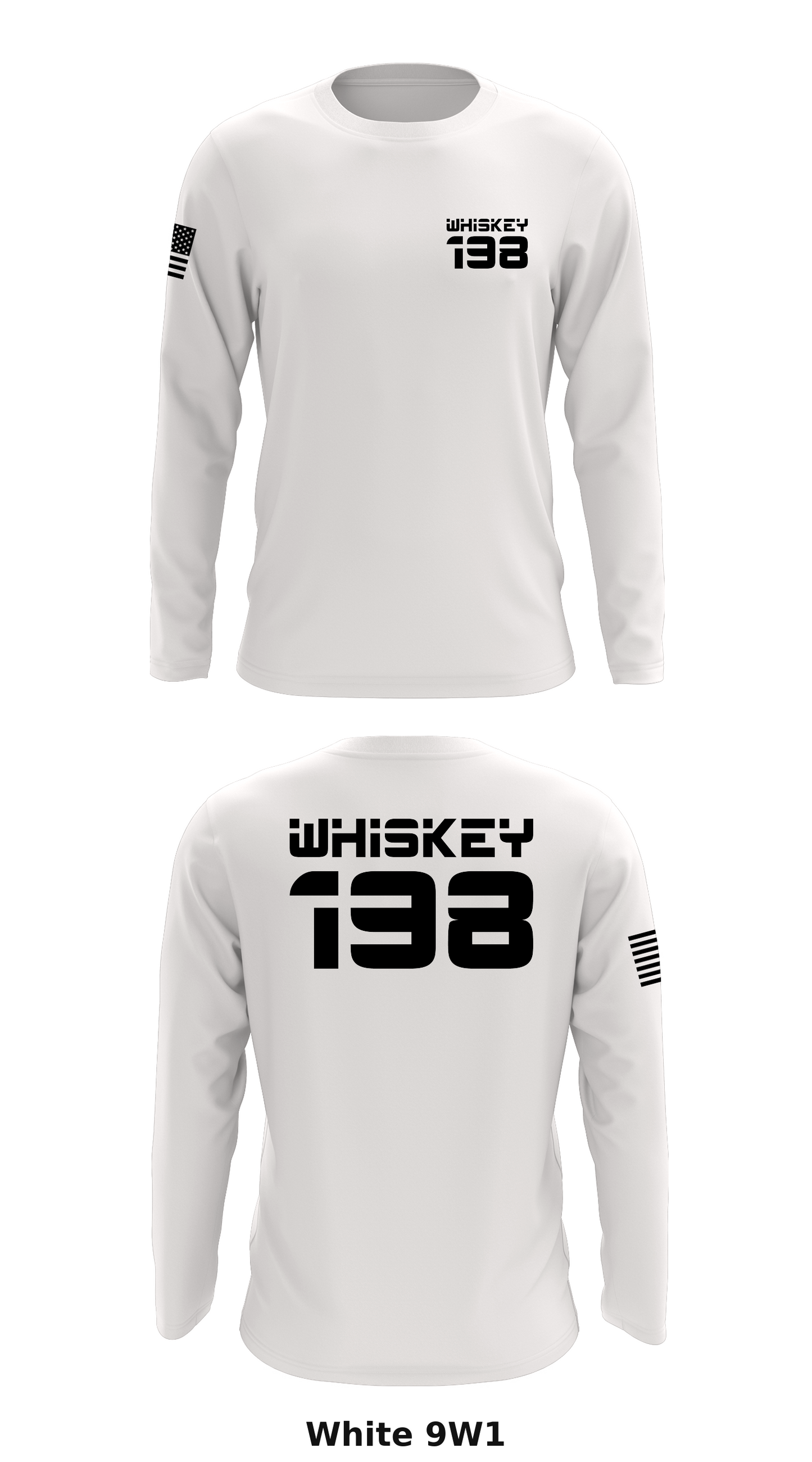 Whiskey 198 Store 1 Core Men's LS Performance Tee - 9W1