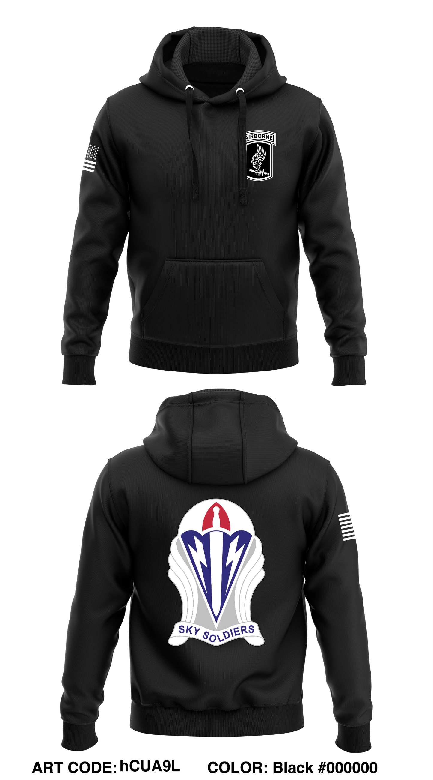 173rd Airborne Brigade Combat Team Store 1 Core Men's Hooded Performance Sweatshirt - hCUA9L