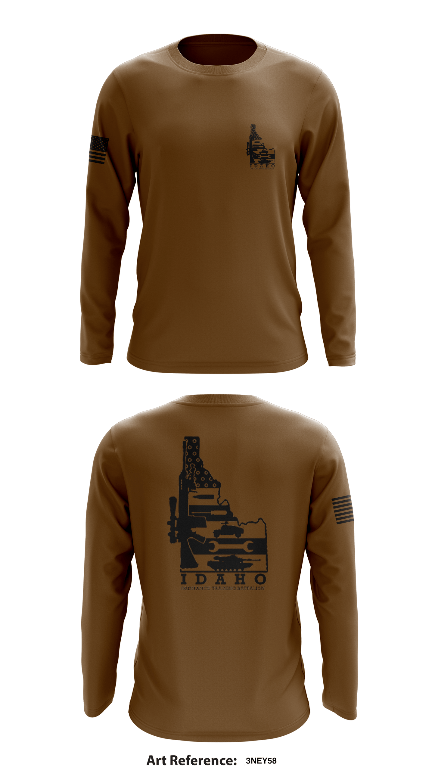 Idaho RTS-M Store 1 Core Men's LS Performance Tee - 3nEy58