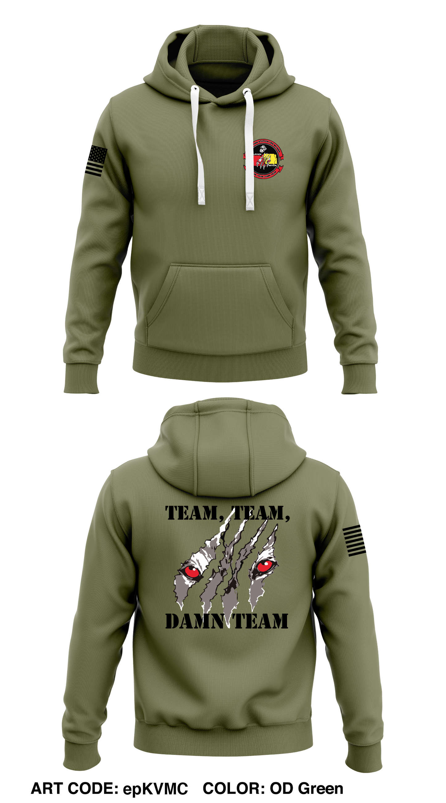 Recruiting Station Des Moines Store 1 Core Men's Hooded Performance Sweatshirt - epKVMC