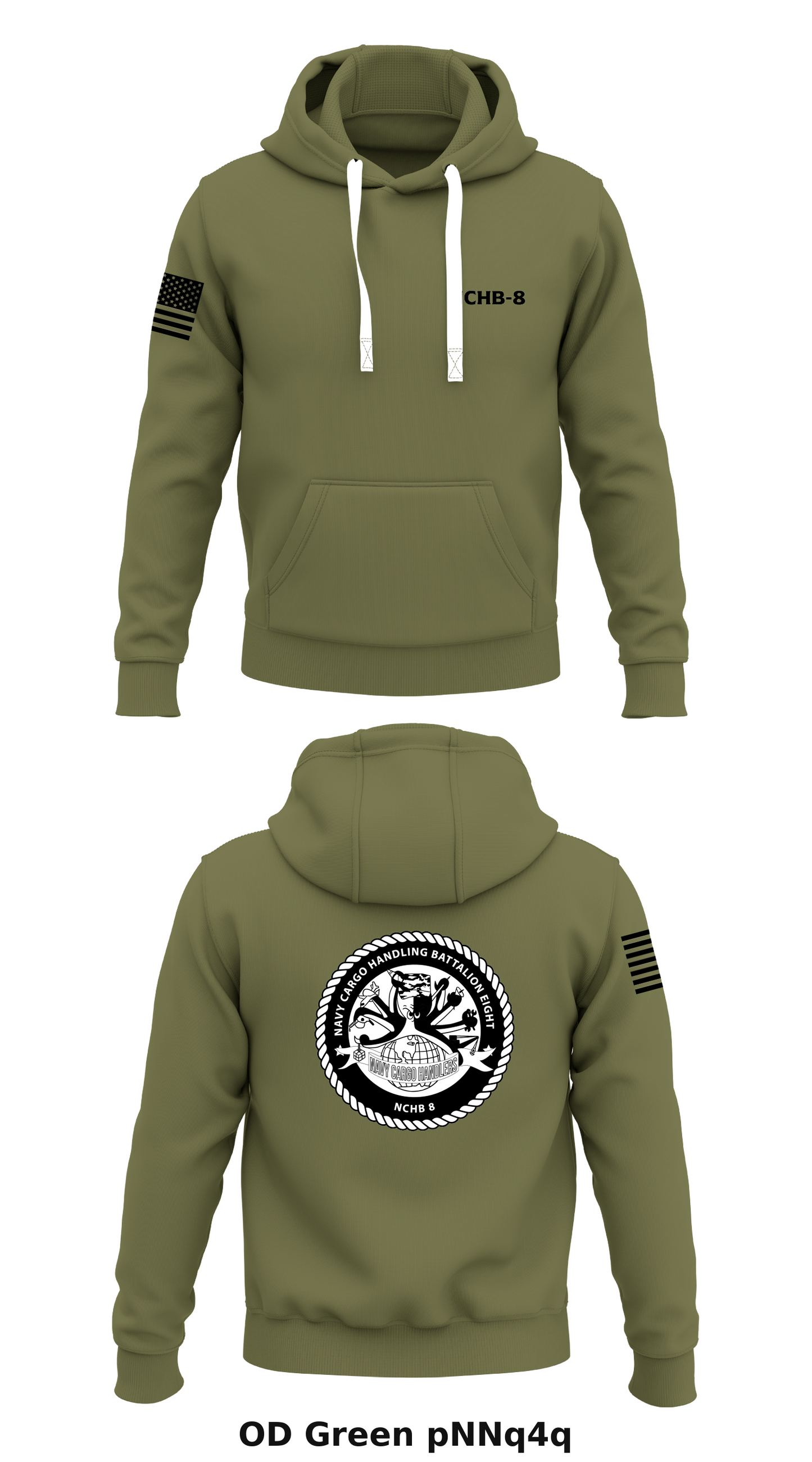 Navy Cargo Handling Battalion 8 Store 1 Core Men's Hooded Performance Sweatshirt - pNNq4q
