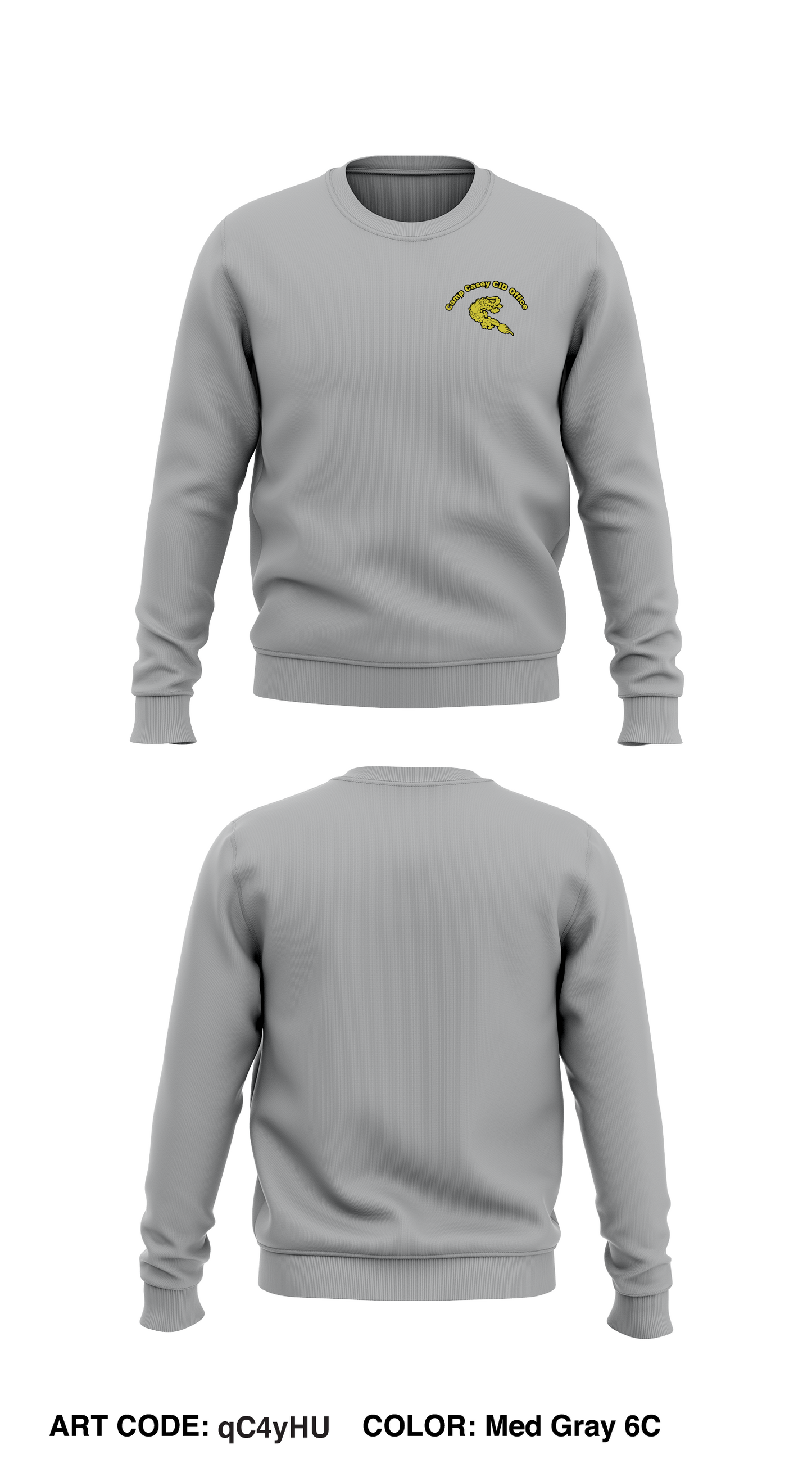 Camp Casey CID Office Store 1 Core Men's Crewneck Performance Sweatshirt - qC4yHU