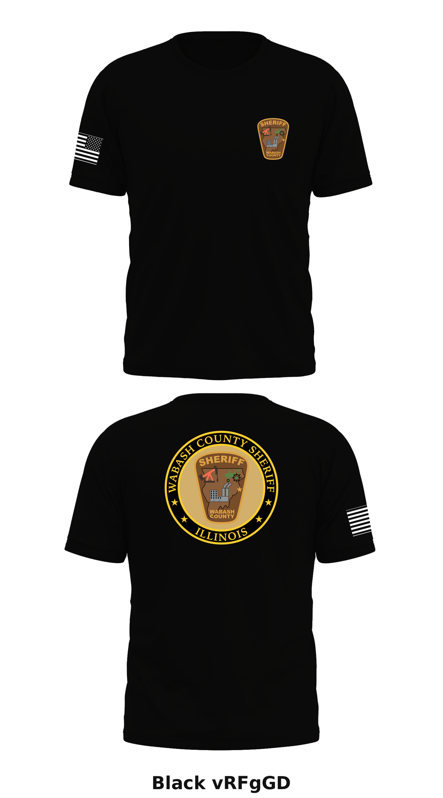 Wabash County Sheriff's Office Store 1 Core Men's SS Performance Tee - vRFgGD