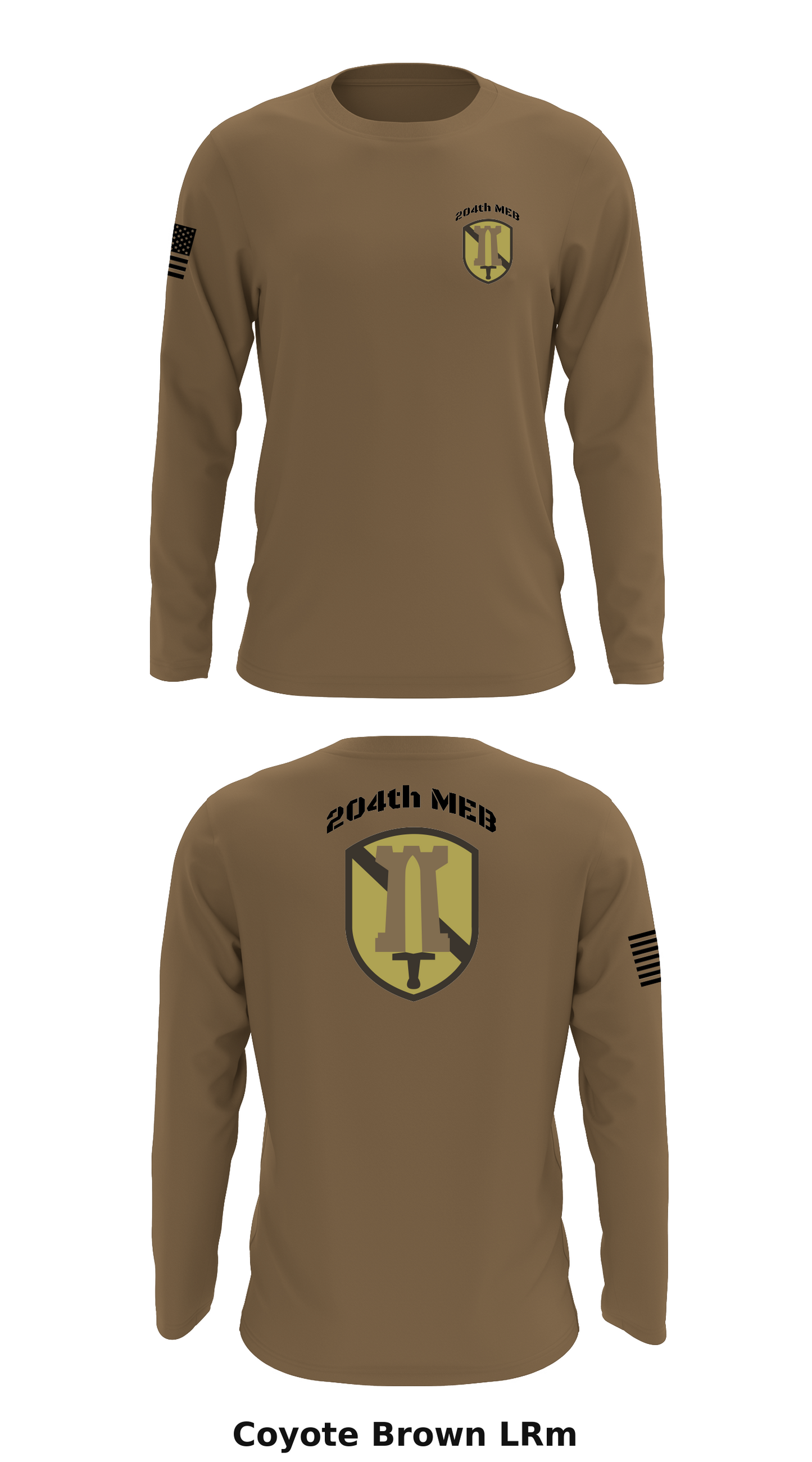 204th MEB Store 1 Core Men's LS Performance Tee - LRm