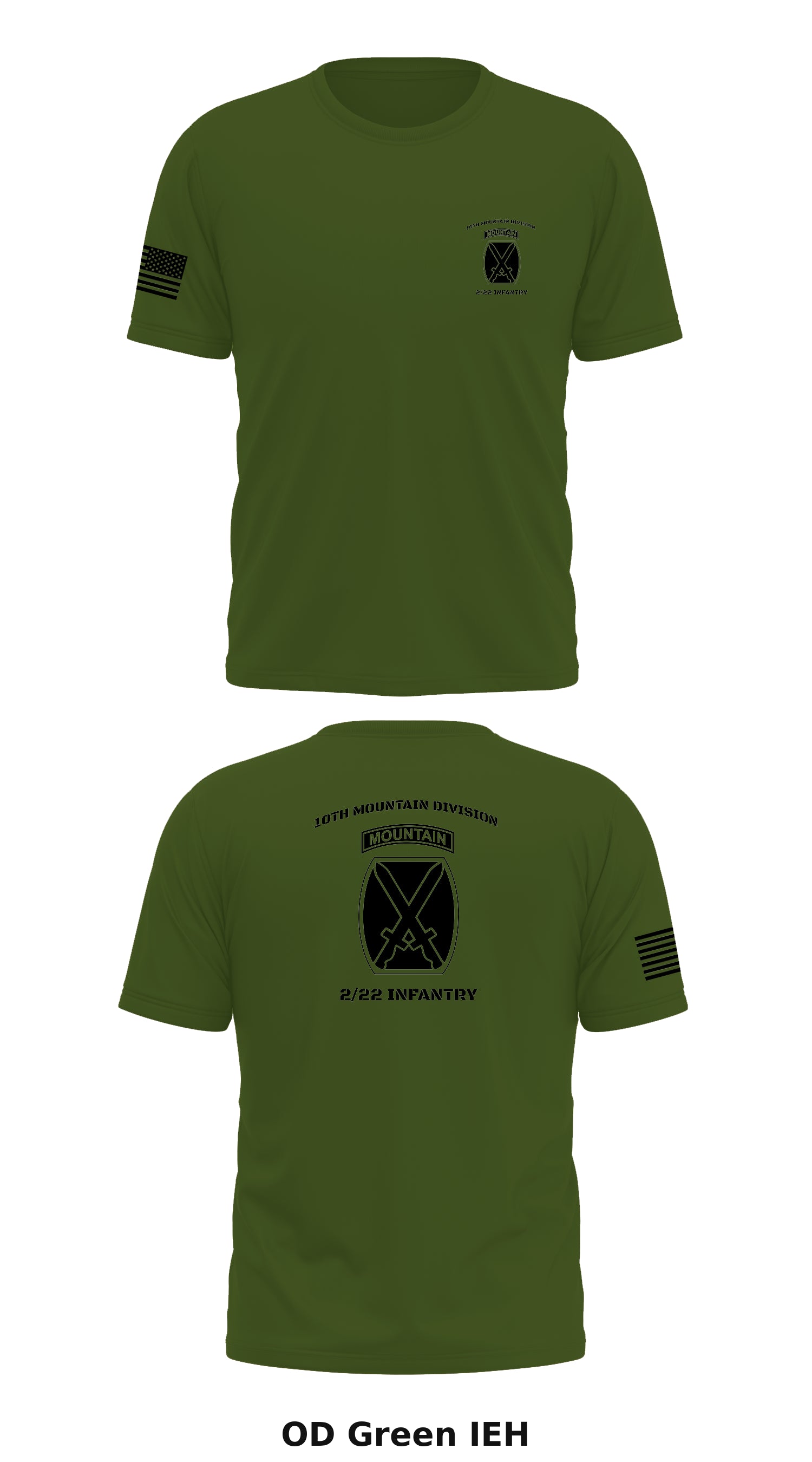 Team 22 represents the 10th Mountain Division during the