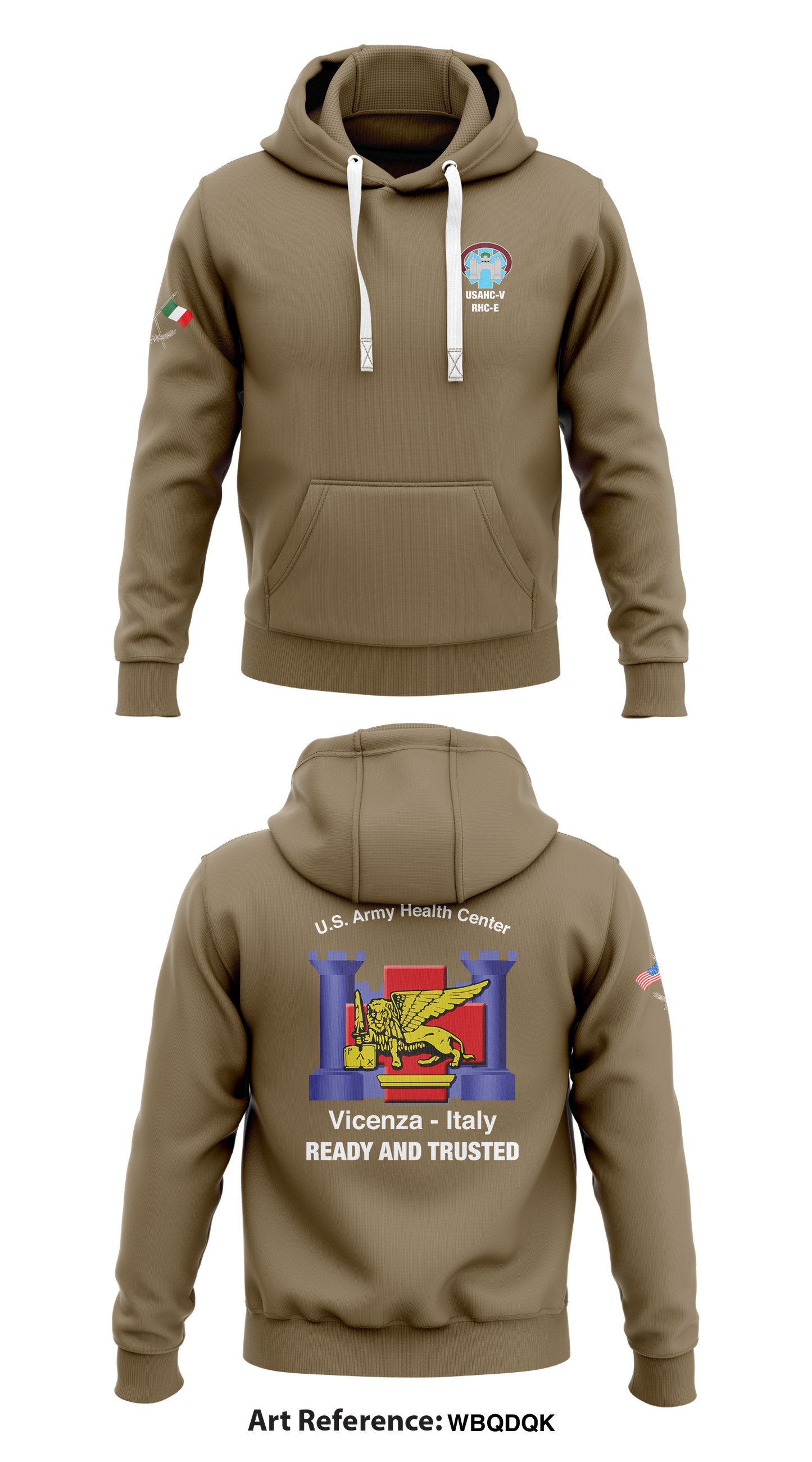 USAHC VICENZA Store 1 Core Men's Hooded Performance Sweatshirt - wBqdQk