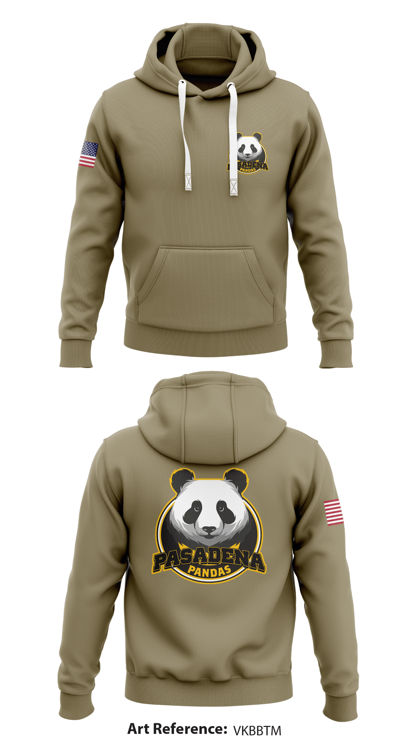 Pasadena Army RS Store 1 Core Men's Hooded Performance Sweatshirt - VkBBTM
