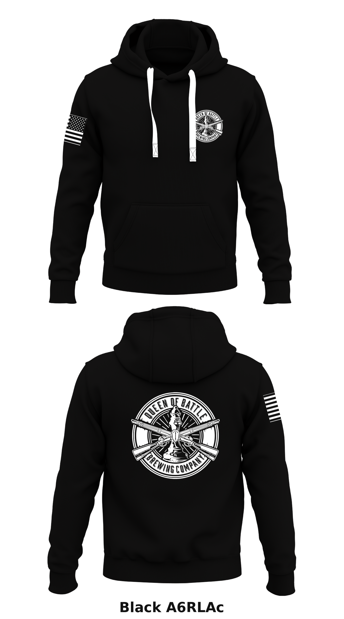 Queen of Battle Brewing Company Store 1 Core Men's Hooded Performance Sweatshirt - A6RLAc