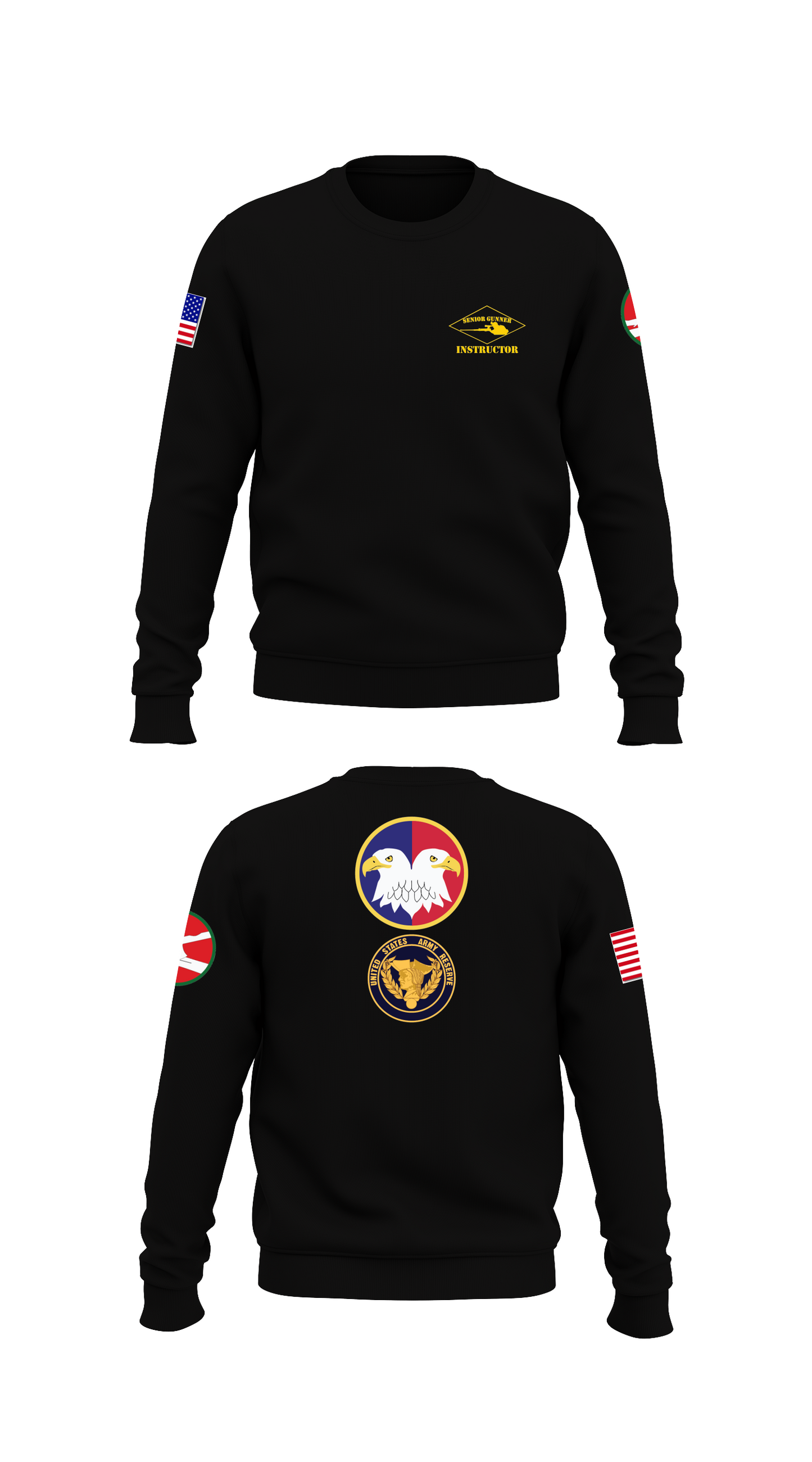 SENIOR GUNNER COURSE Store 1 Core Men's Crewneck Performance Sweatshirt - 77998619314