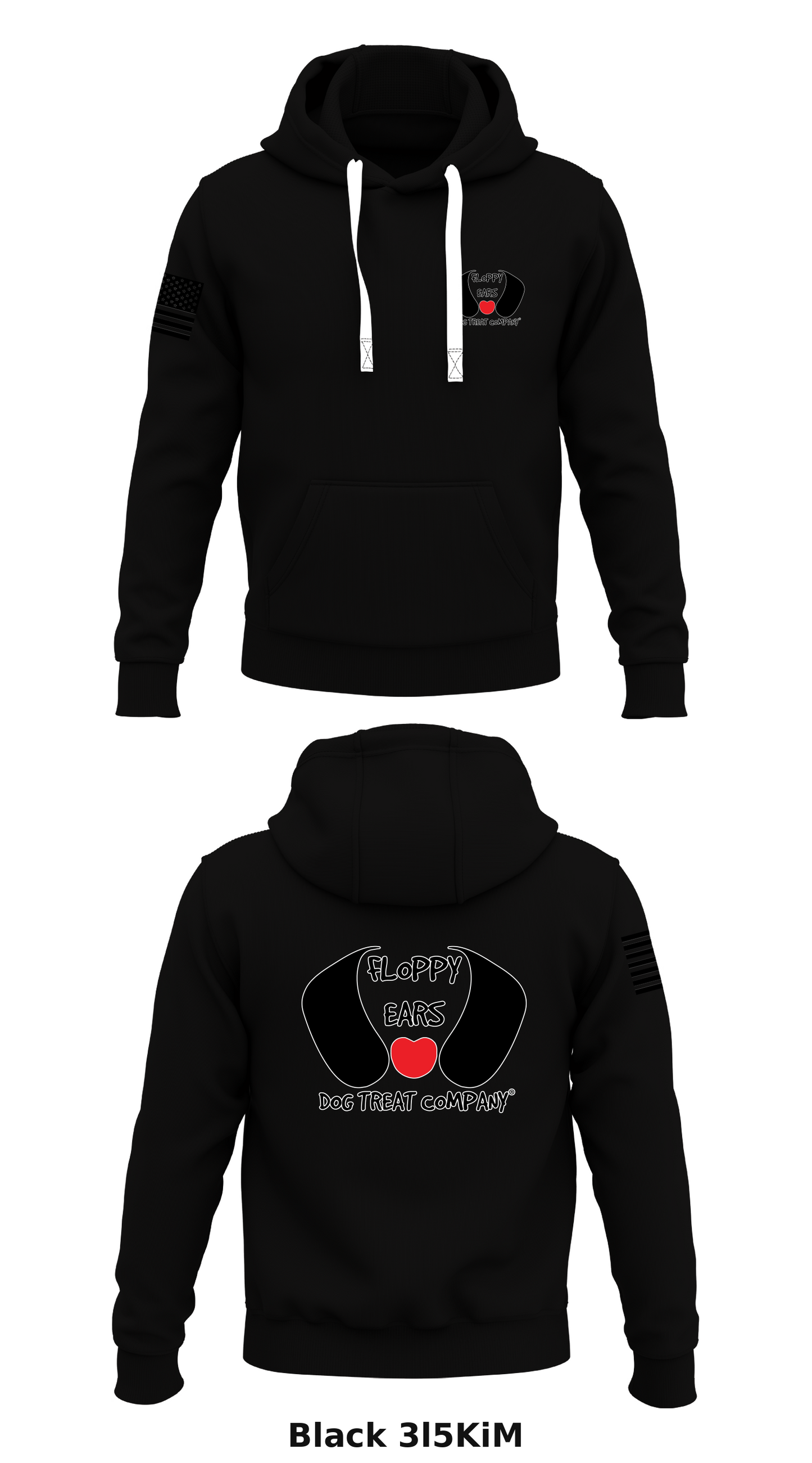 Floppy Ears Dog Treat Company Core Men's Hooded Performance Sweatshirt - 3l5KiM