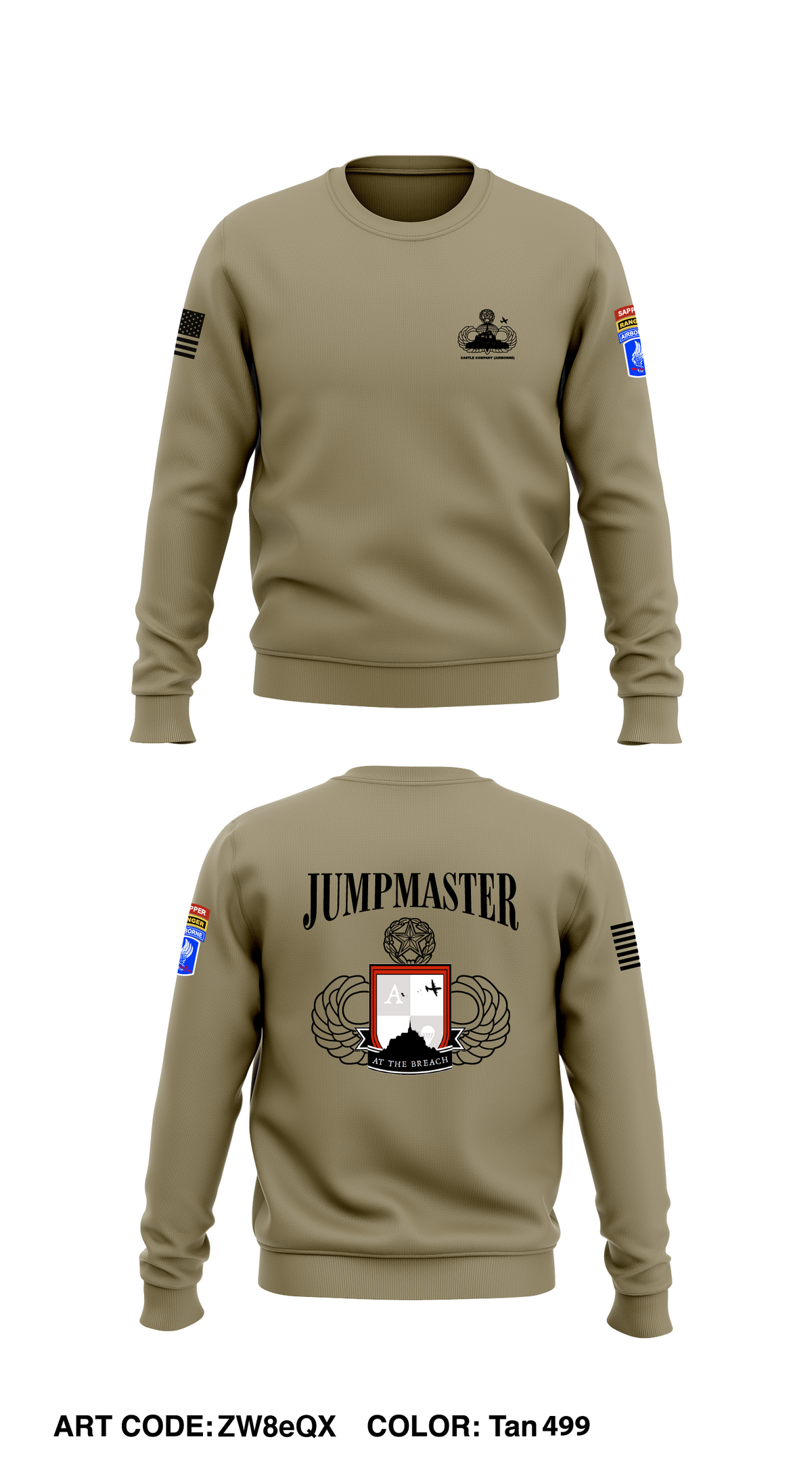 A Co 54th BEB Store 1 Core Men's Crewneck Performance Sweatshirt - ZW8eQX