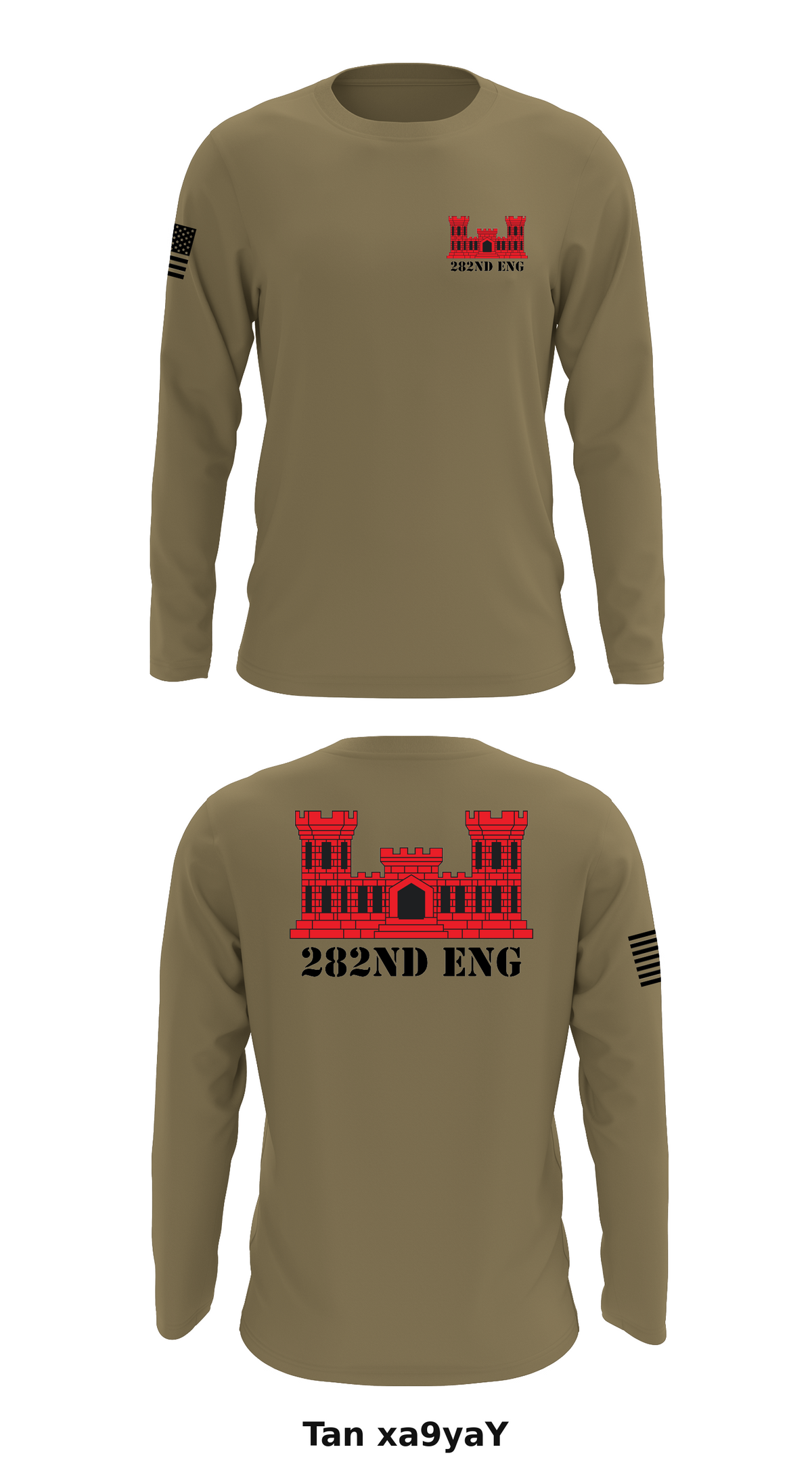 282nd ENG Store 1 Core Men's LS Performance Tee - xa9yaY