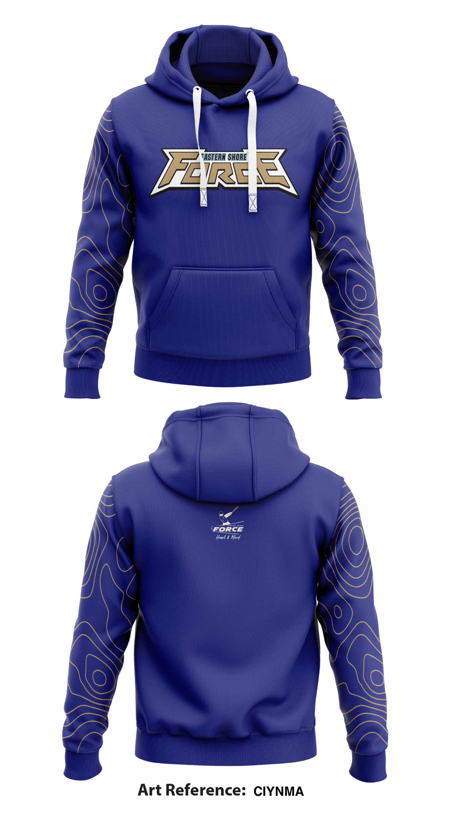 Eastern Shore Force Store 1 Core Men's Hooded Performance Sweatshirt - CIYnMA