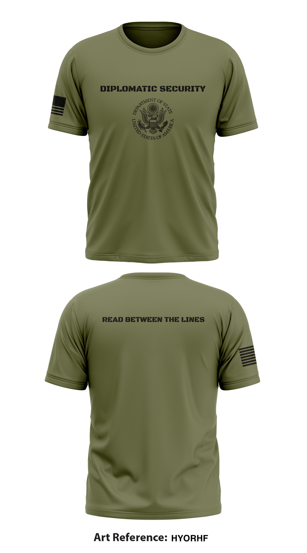 Diplomatic Security Service Store 1 Core Men's SS Performance Tee - hyoRHF