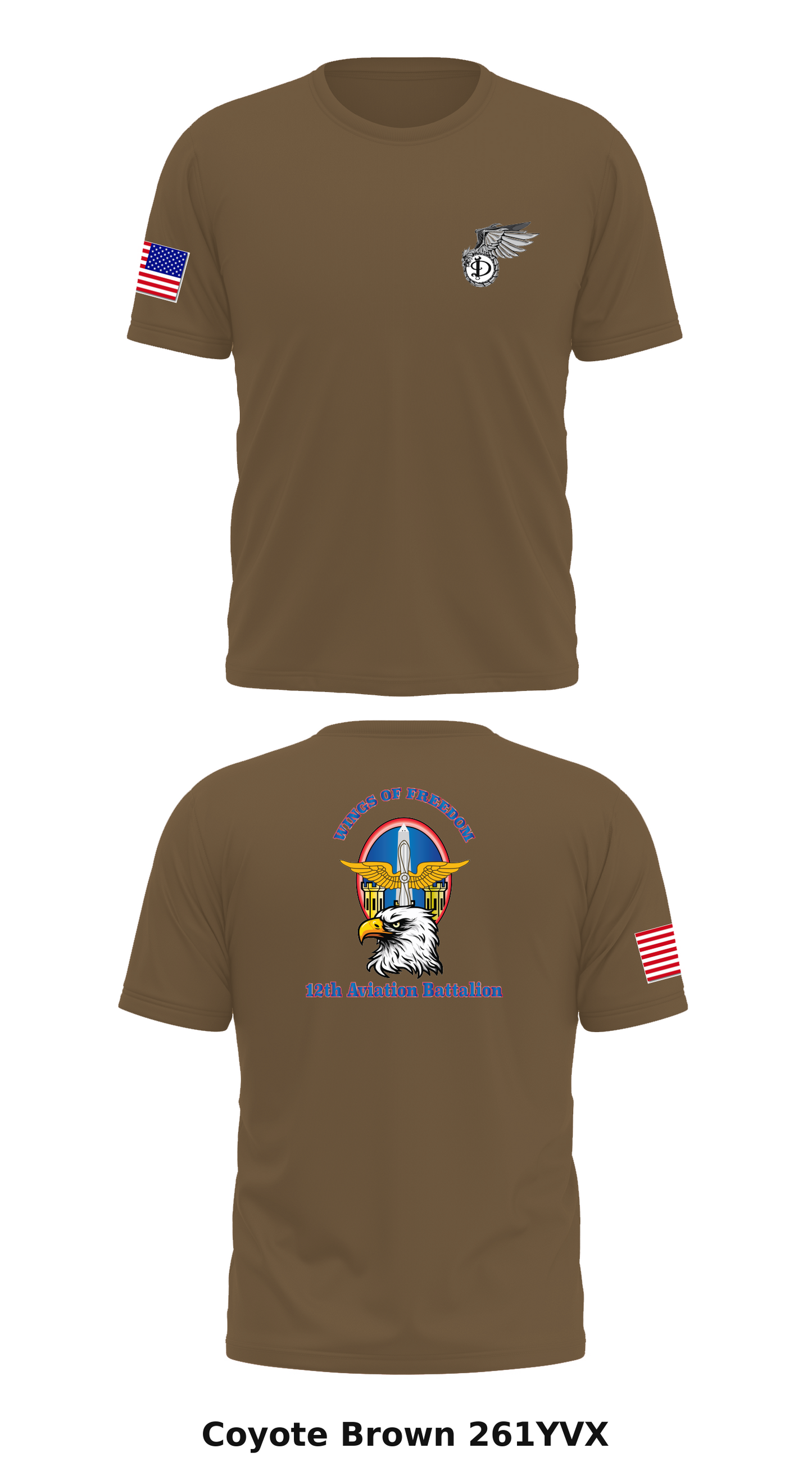 12th Aviation Battalion Store 1 Core Men's SS Performance Tee - 261YVX