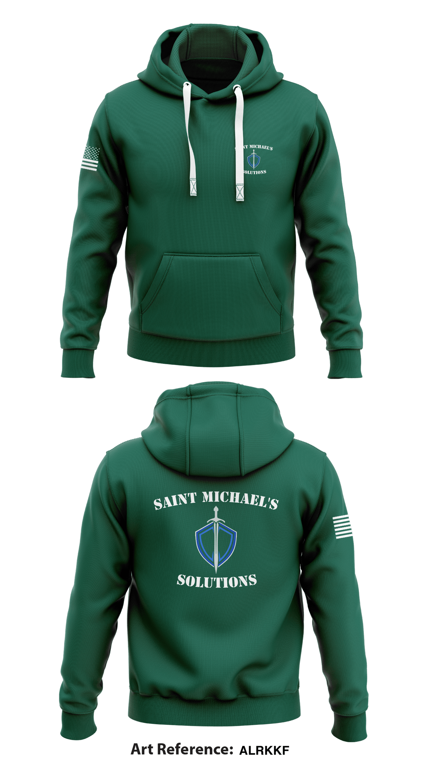 Saint Michael's Solutions Store 1 Core Men's Hooded Performance Sweatshirt - aLRkkF